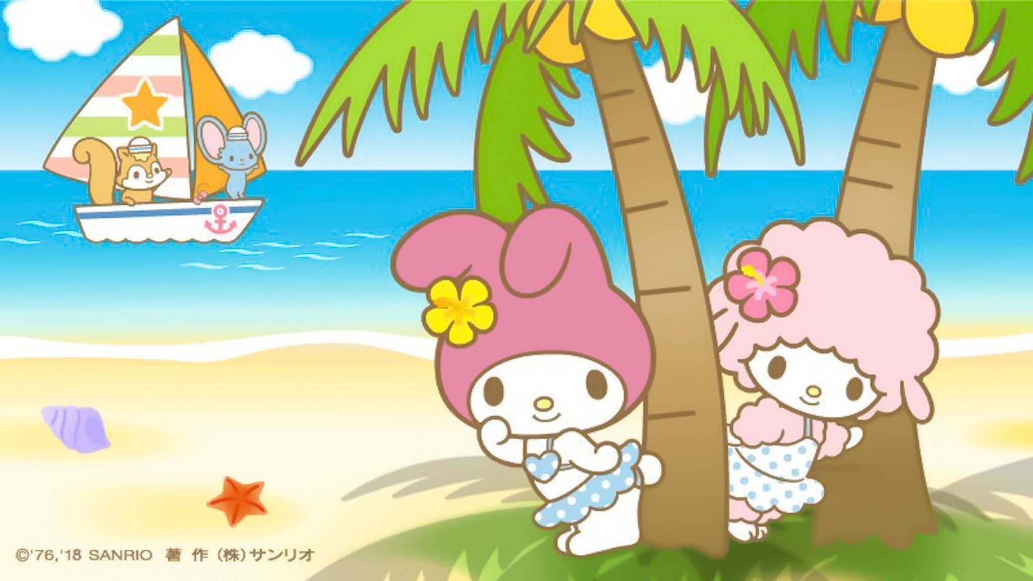 2048x1152 My Melody Summer Laptop Wallpaper