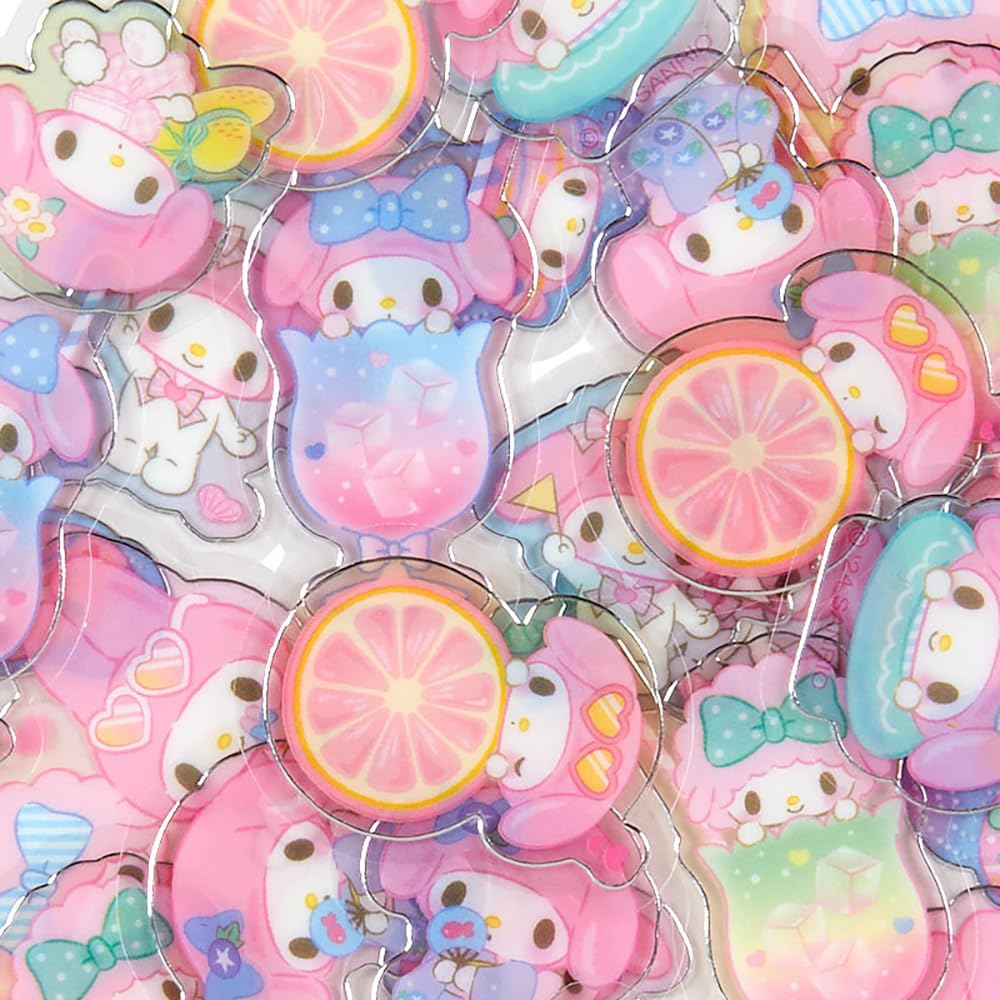 1000x1000 Sanrio 189758 Summer Seal My Melody My Melody 12.2 x 9 x 5 cm Character : Amazon.sg: Office Products