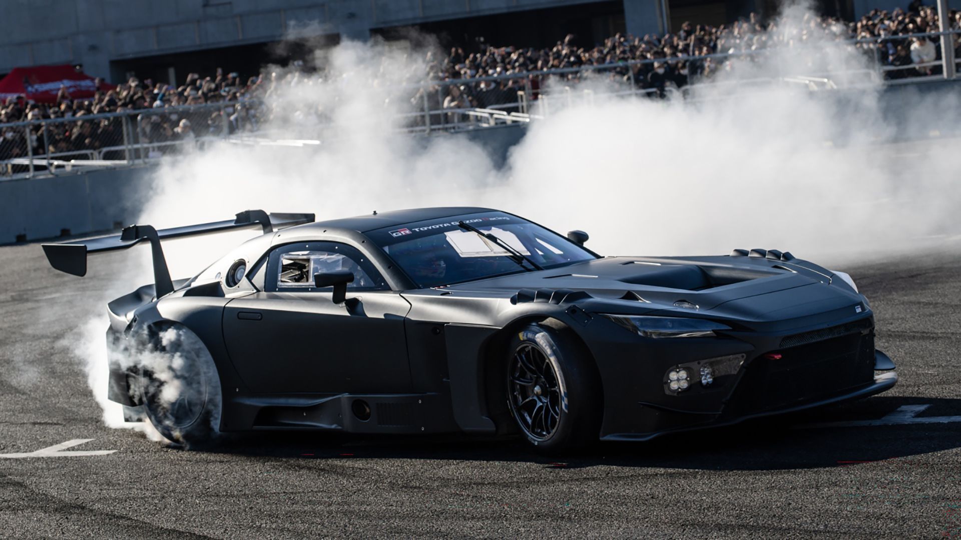 1920x1080 Toyota GR GT and GR GT3 Put on a Drift Show at Tokyo Auto Salon 2026
