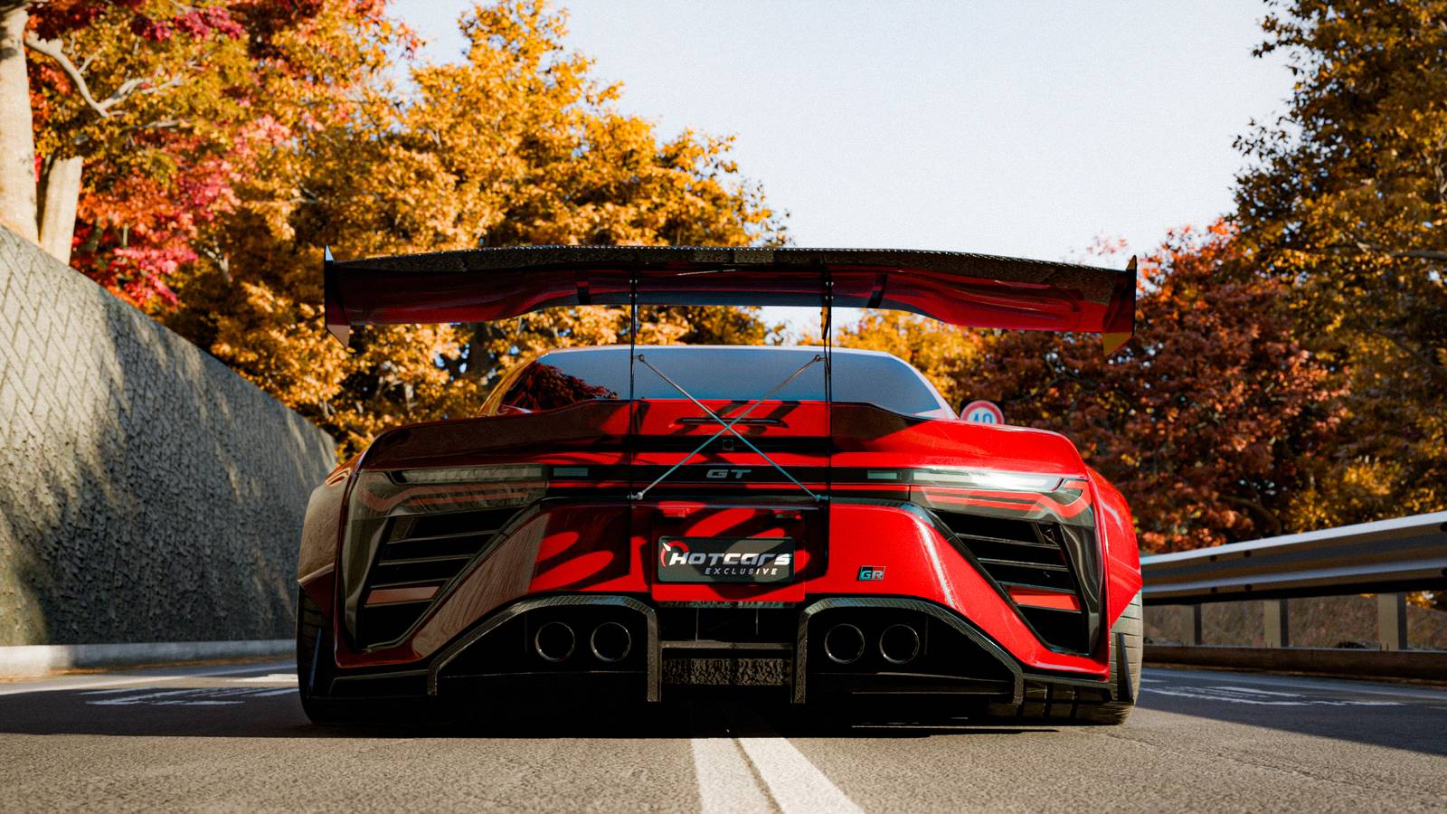 1600x900 This Forza Ready Toyota GR GT Supercar Goes Full Widebody