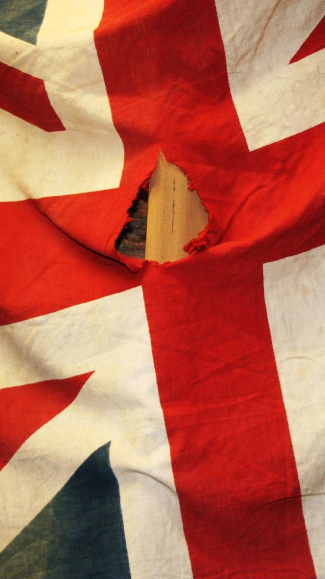 1080x1920 Broken English Flag IPhone 6 6 Plus And IPhone 5 4 Wallpaper