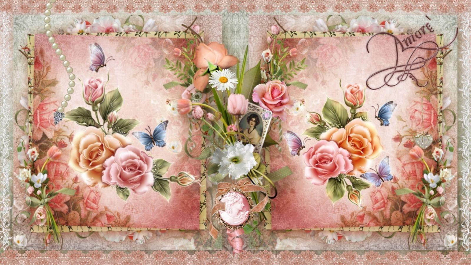 Vintage Flower Computer Wallpapers - Top Free Vintage Flower Computer