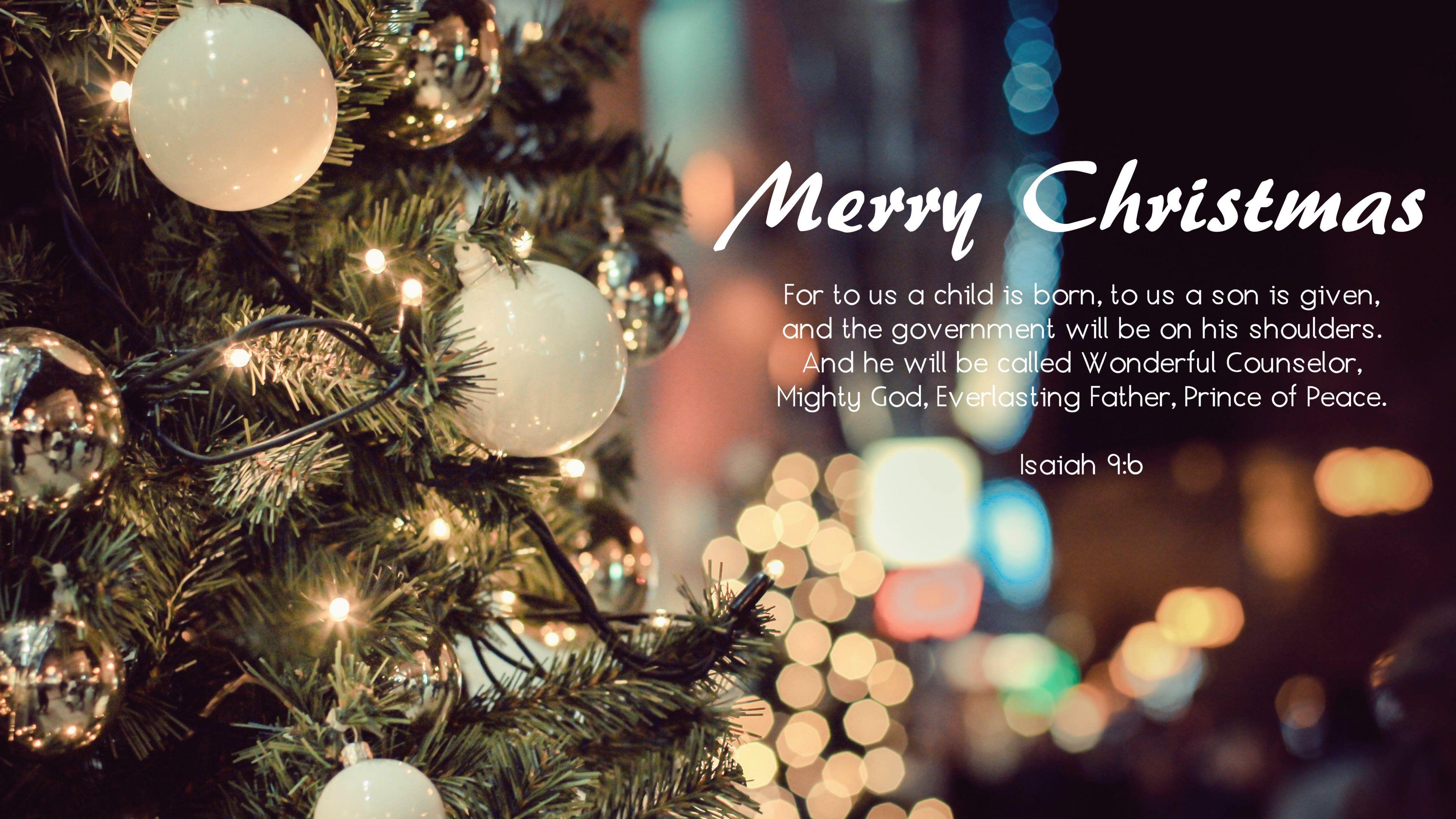 3840x2160 Ultra HD Christmas Wallpaper