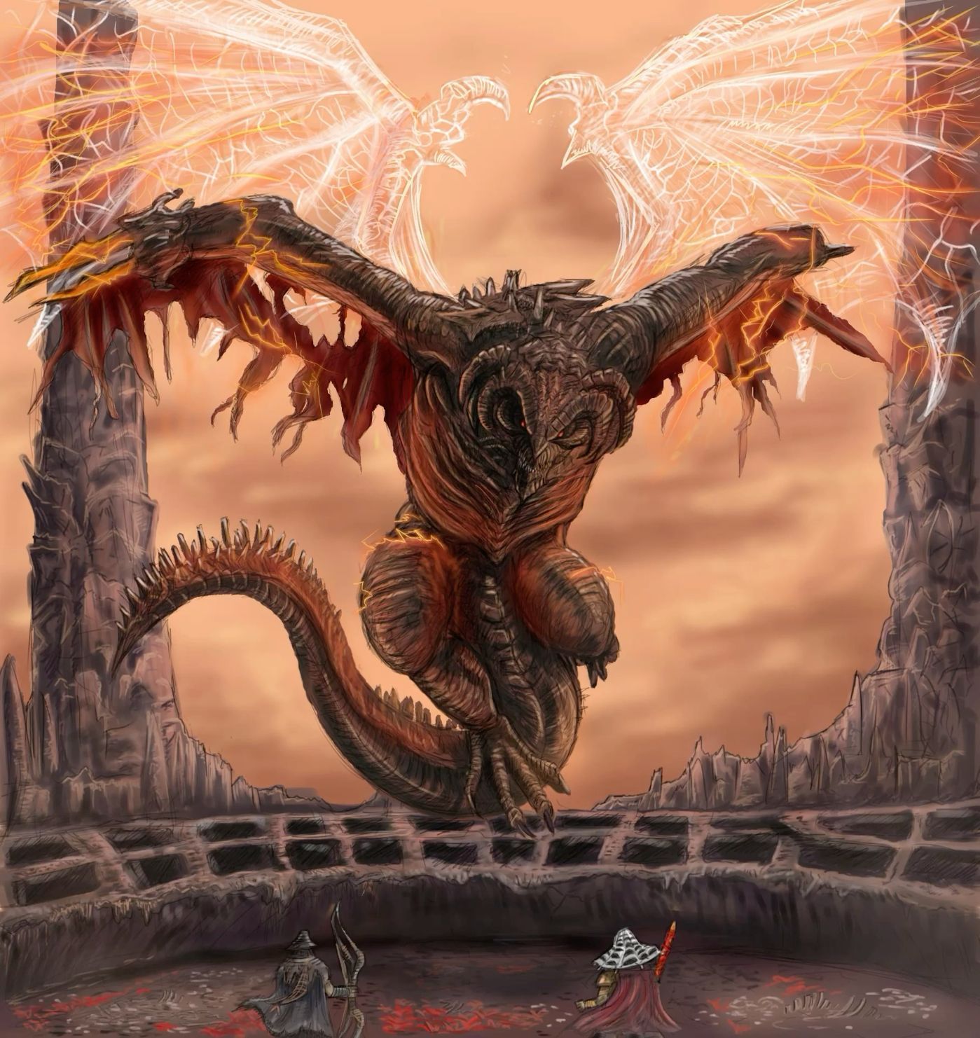 1399x1482 Bayle!!!! ideas. dark souls art, soul art, dark souls