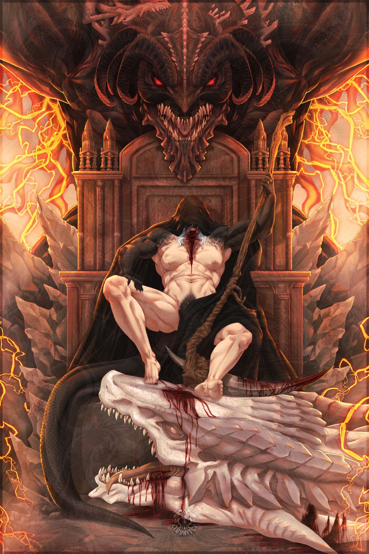 1280x1920 Bayle the Dread and the Dragonblooded I've been hyperfocusing on the DLC since Thursday and had to get it out of my system so