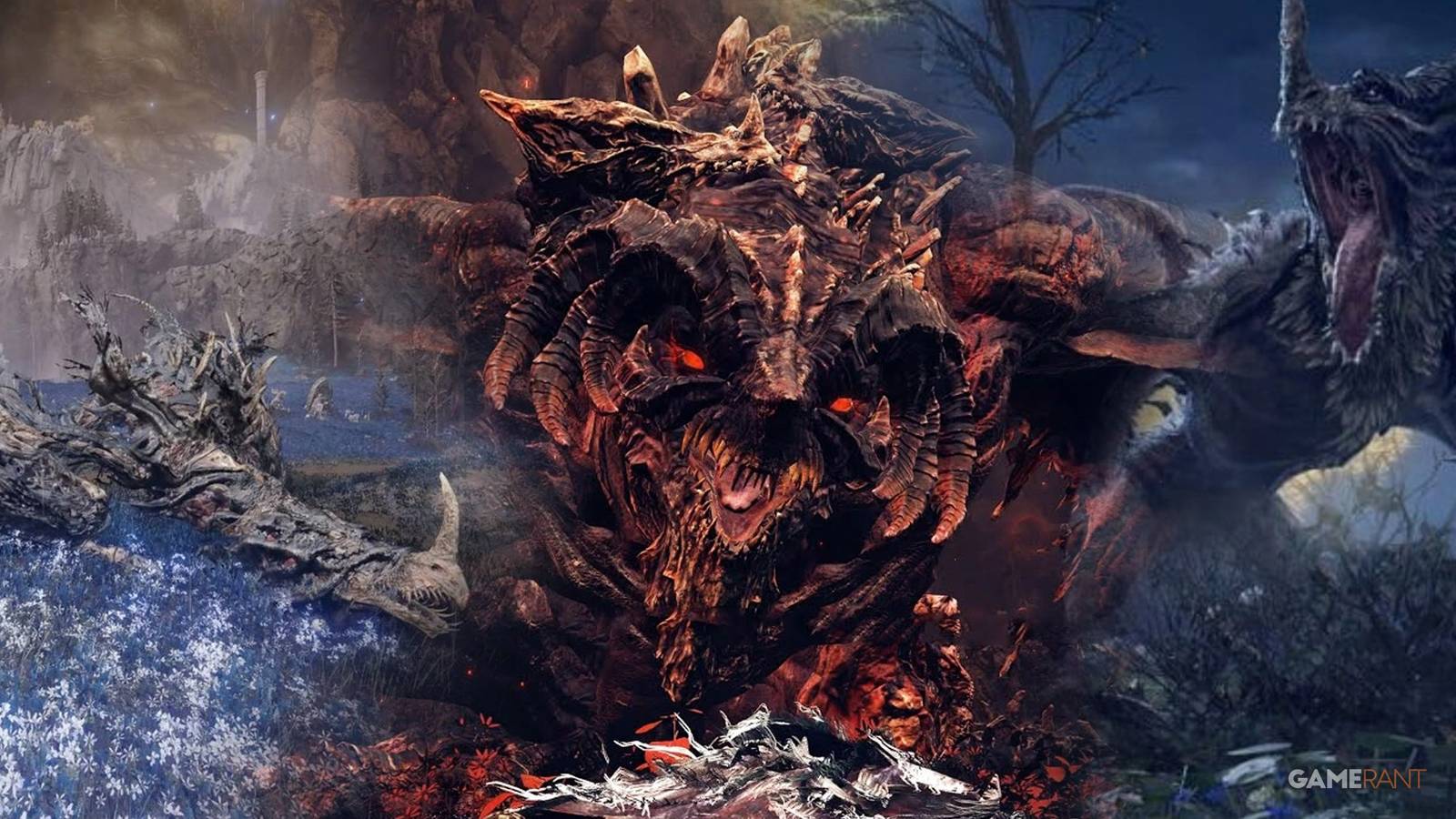 1600x900 Shadow of the Erdtree's Bayle the Dread Tops All Elden Ring Dragon Bosses