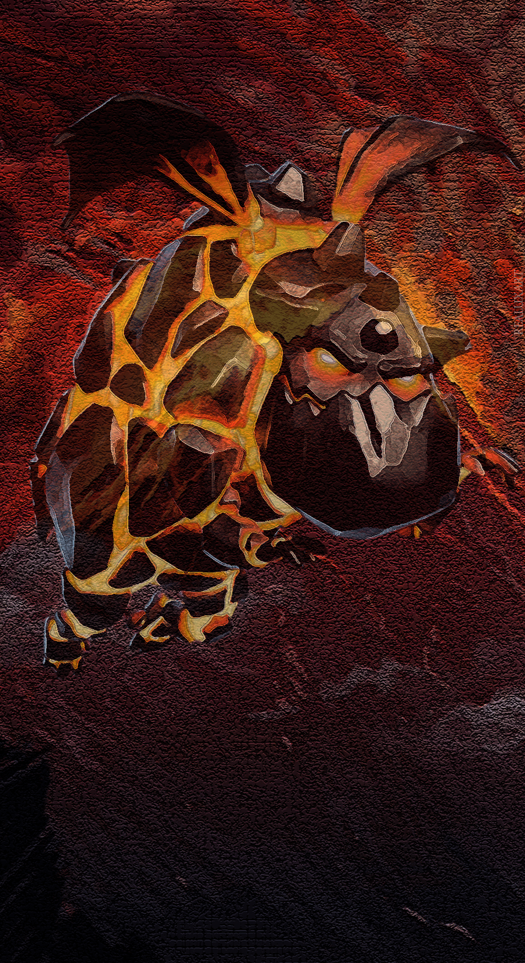 1080x1980 Lava Hound Wallpaper Made By Realuxart (me)! Thank You U Heisendrrd For The Request!