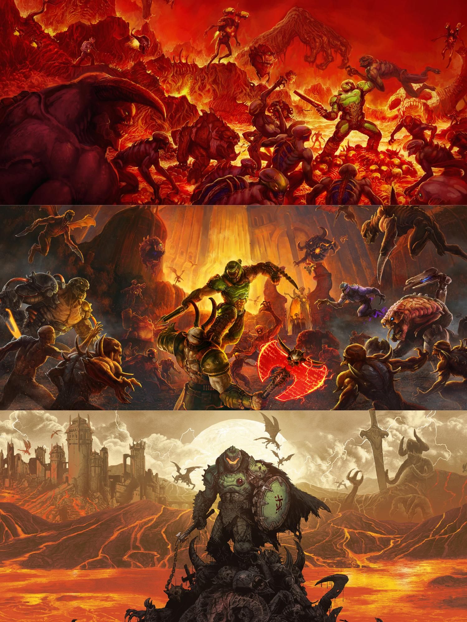 1500x1999 What's one story flaw you would fix in each modern DOOM game? Or is the story perfect?