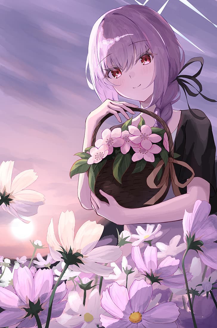 728x1101 Hakari Atsuko (Blue Archive) 1080P, 2K, 4K, 5K HD wallpaper free download