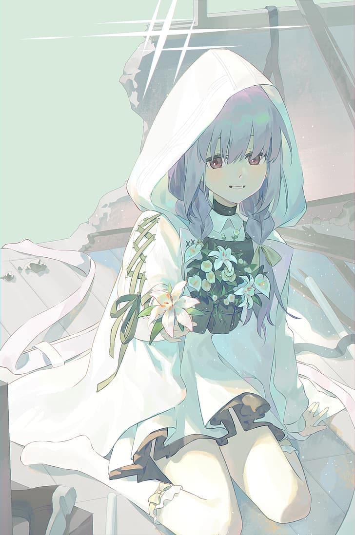 728x1098 Hakari Atsuko (Blue Archive) 1080P, 2K, 4K, 5K HD wallpaper free download