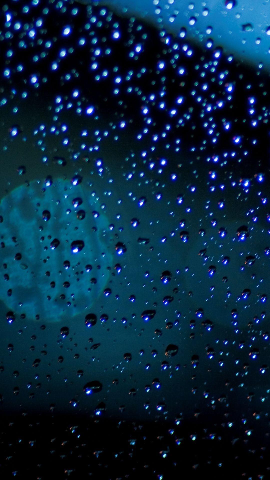 1080x1920 Black Blue Wallpaper