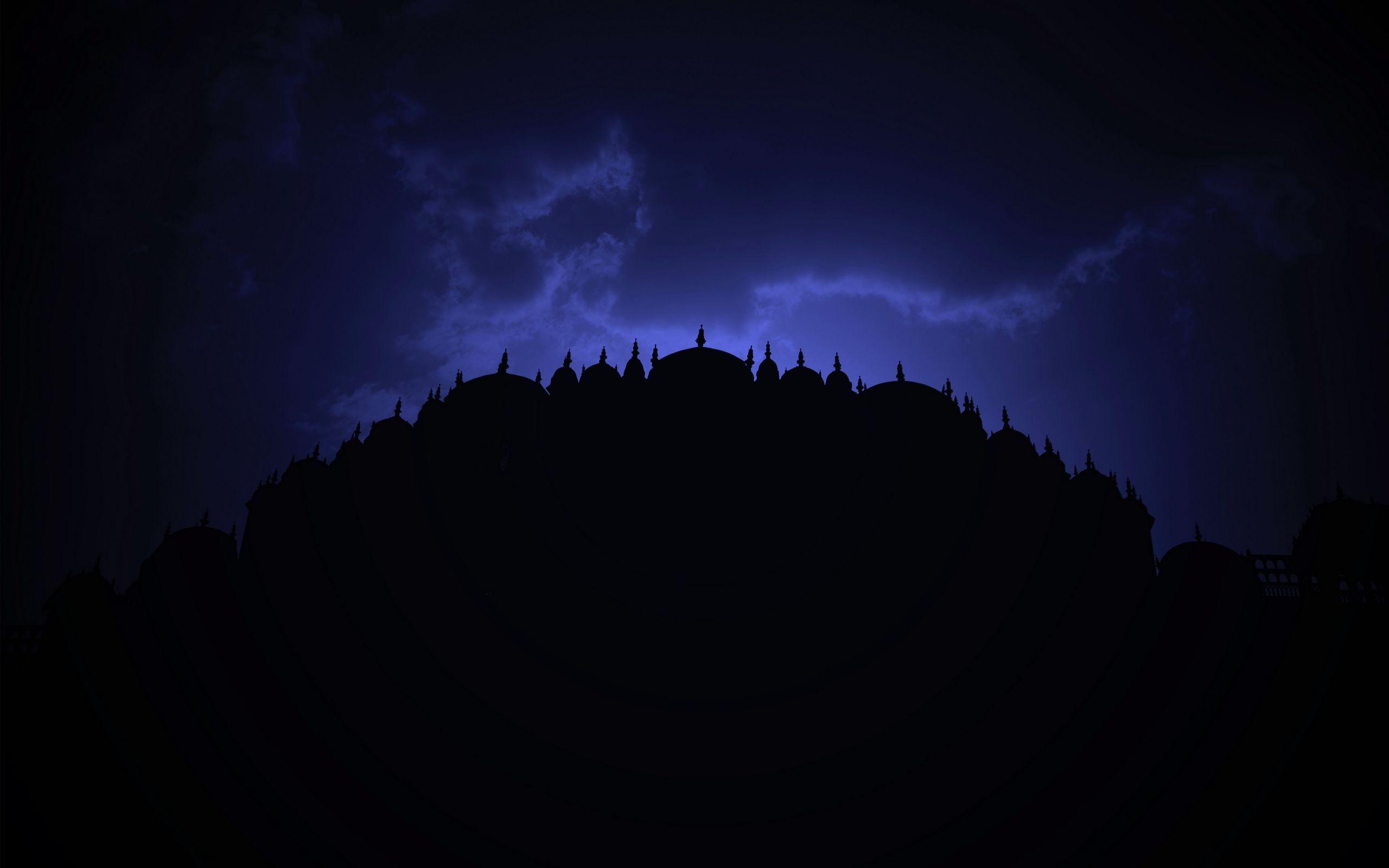 2560x1600 Download wallpaper 2560x1600 architecture, night, sky, domes