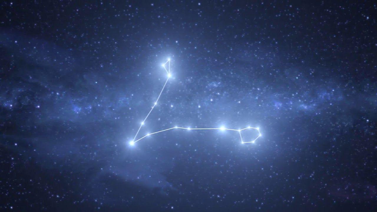1280x720 Pisces Constellation / Zodiac motion graphics