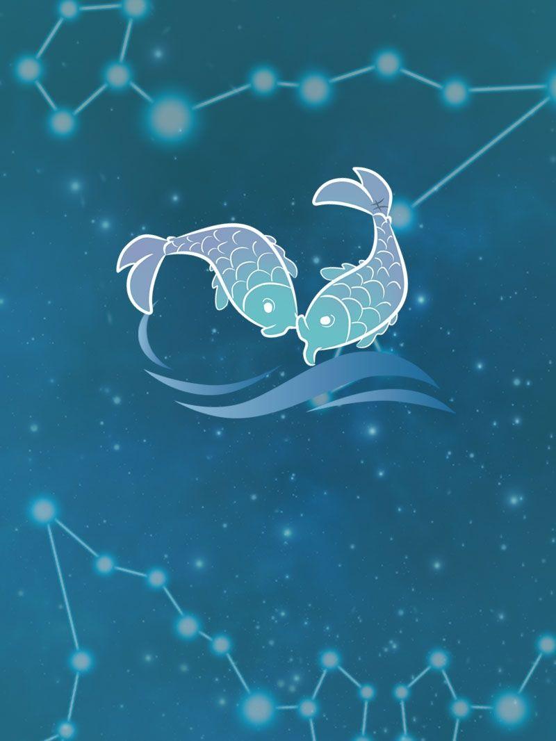 800x1066 Constellation Pisces Poster Background Template, Constellation