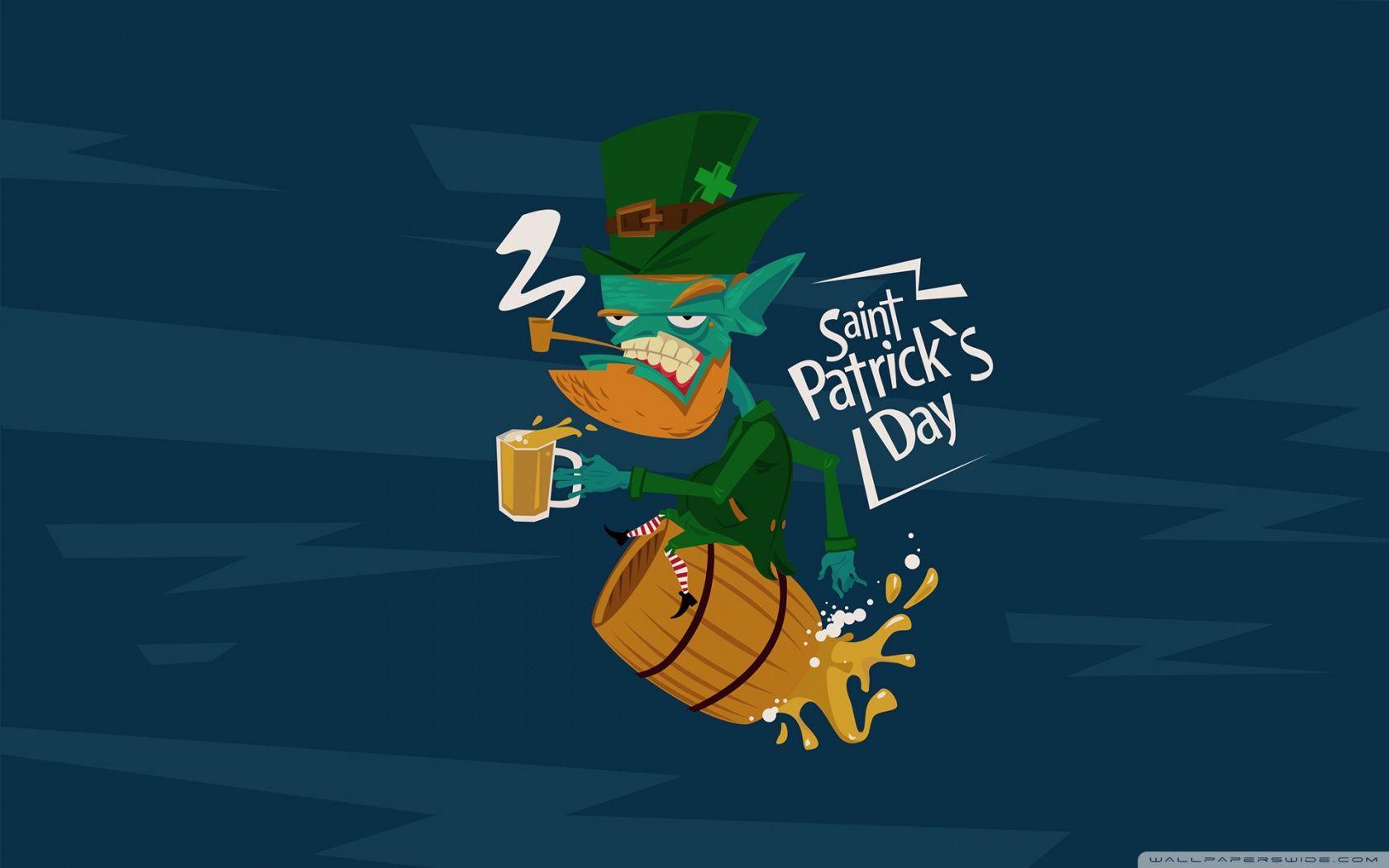 1680x1050 Download St. Patricks Day Beer UltraHD Wallpaper