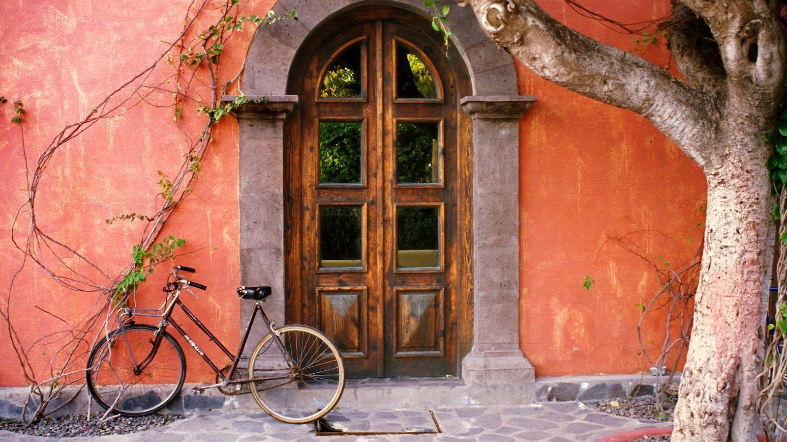 1600x900 Vintage Bicycle Old Wall Covered Ivy HD Wallpaper Vvallpaper.Net 1