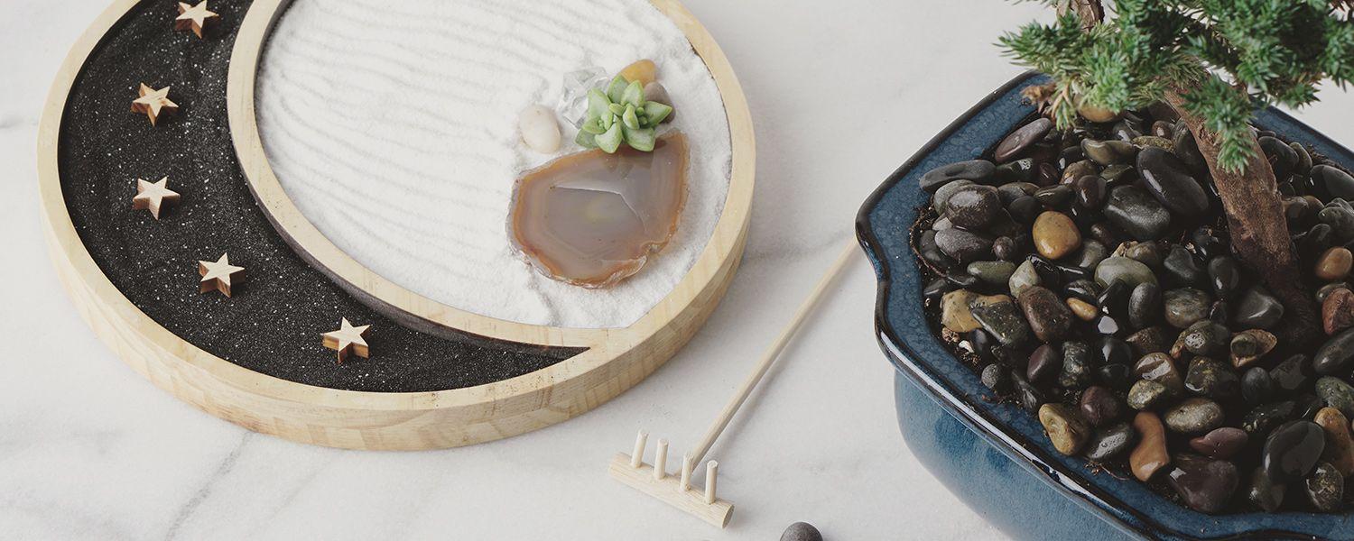 1500x600 DIY Mini Zen Garden to Help You Relax