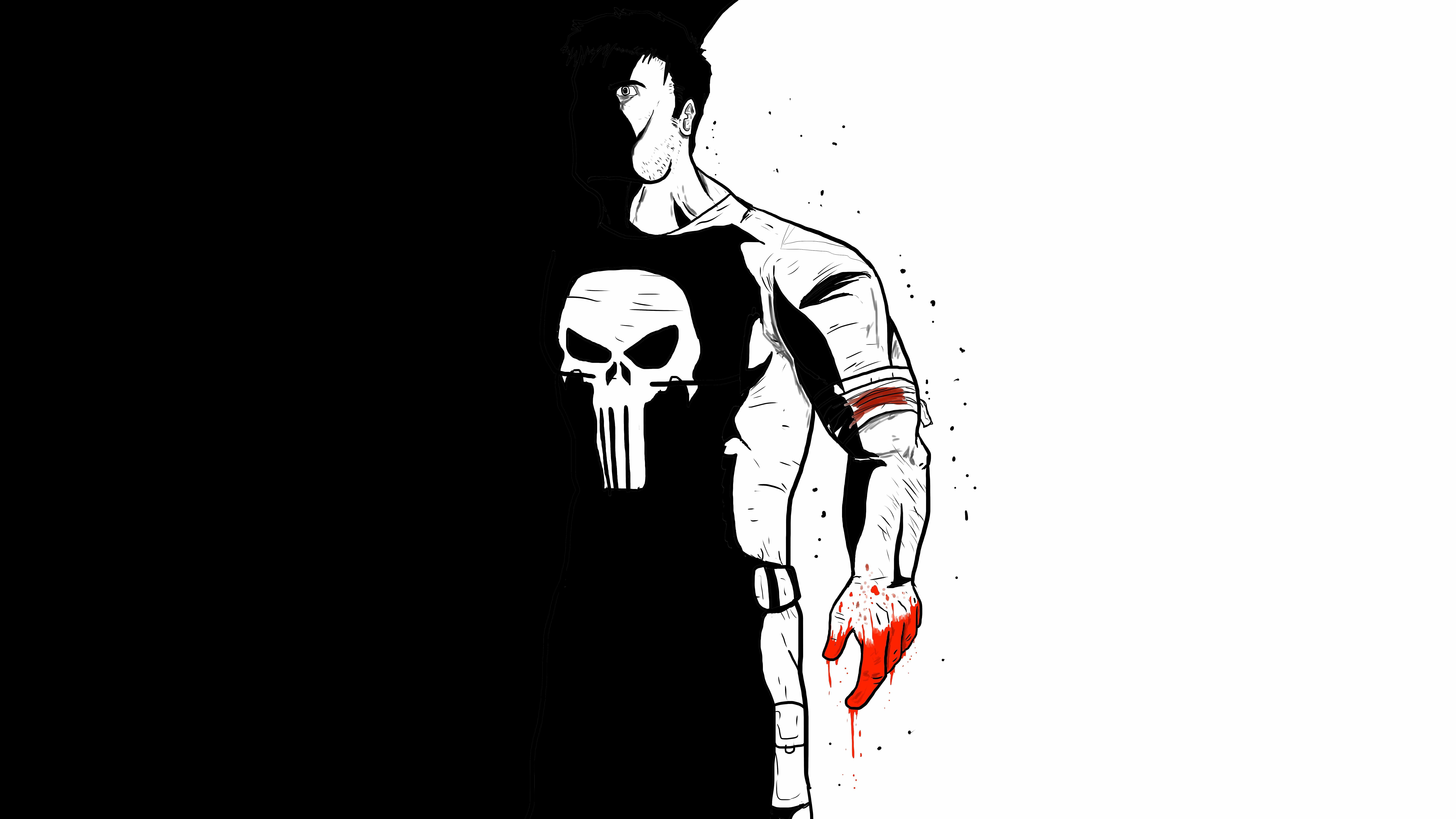10000x5623 The Punisher Wallpaper