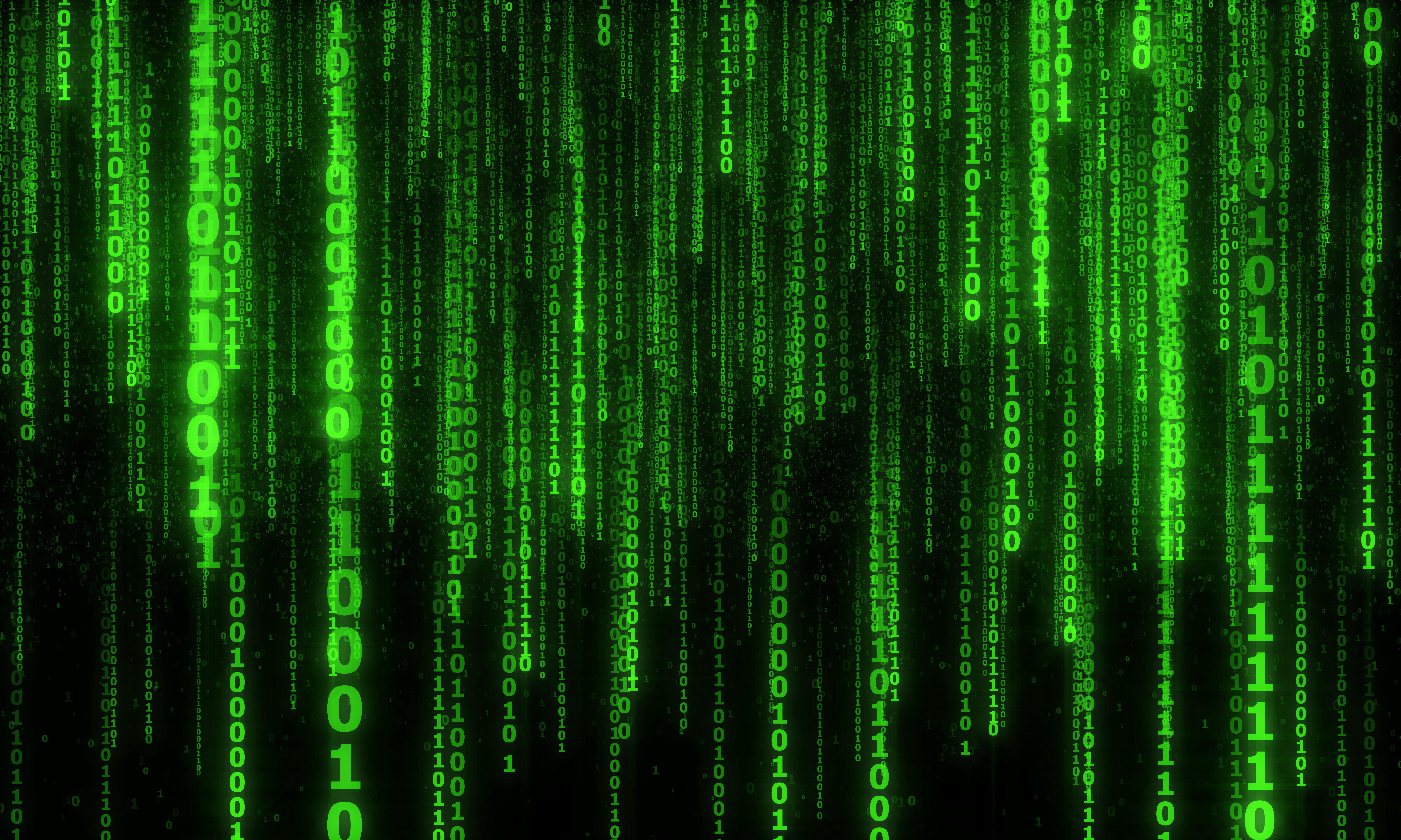 10000x6000 Binary Code Desktop Wallpaper .