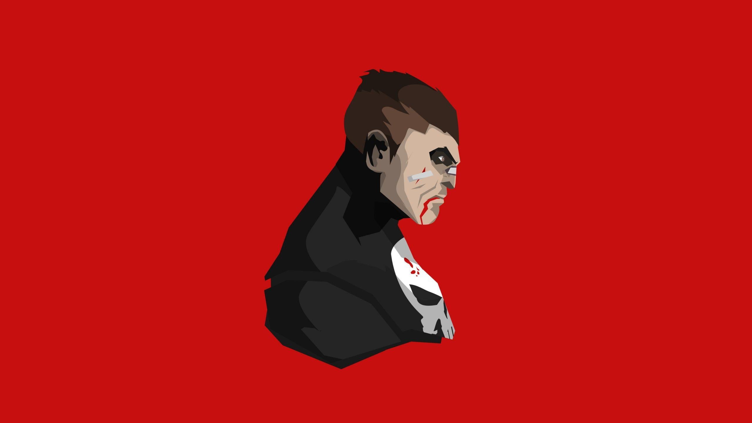 2560x1440 Wallpaper 4k The Punisher Minimalism 4k 4k Wallpaper, Artist