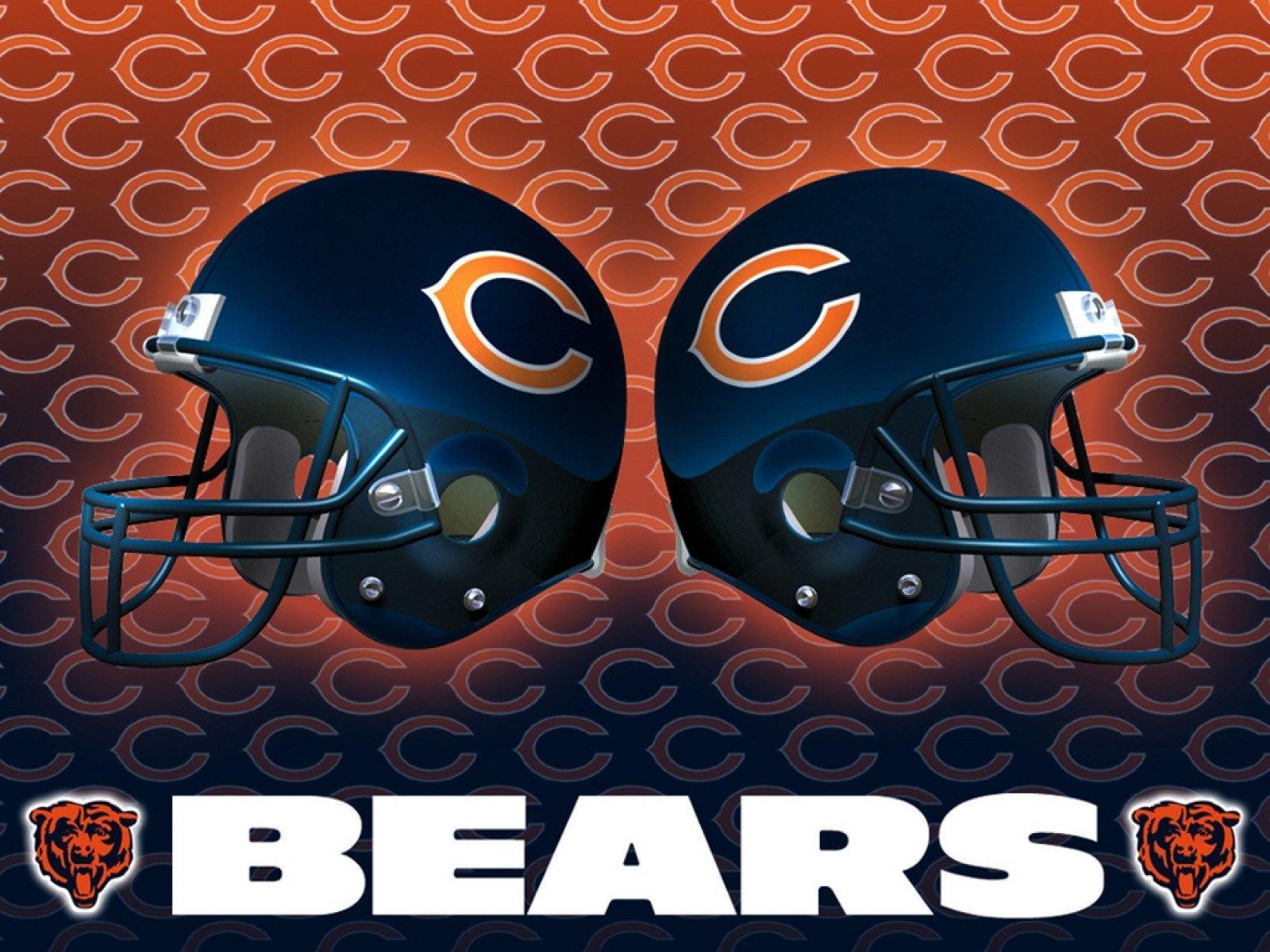 1600x1200 most beautiful chicago bears wallpaper. Chicago bears helmet