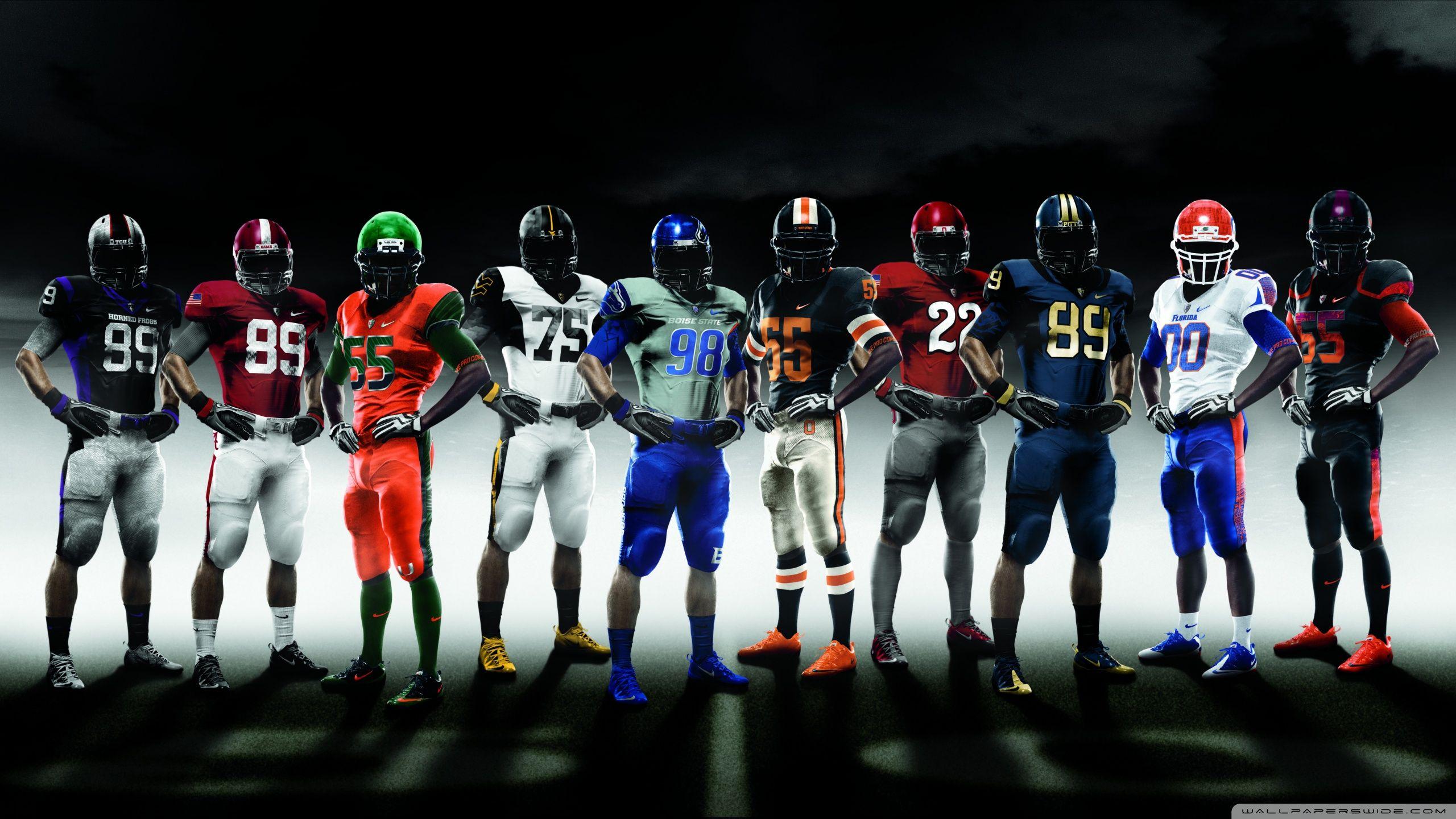 2560x1440 American Football Players Ultra HD Desktop Background Wallpaper