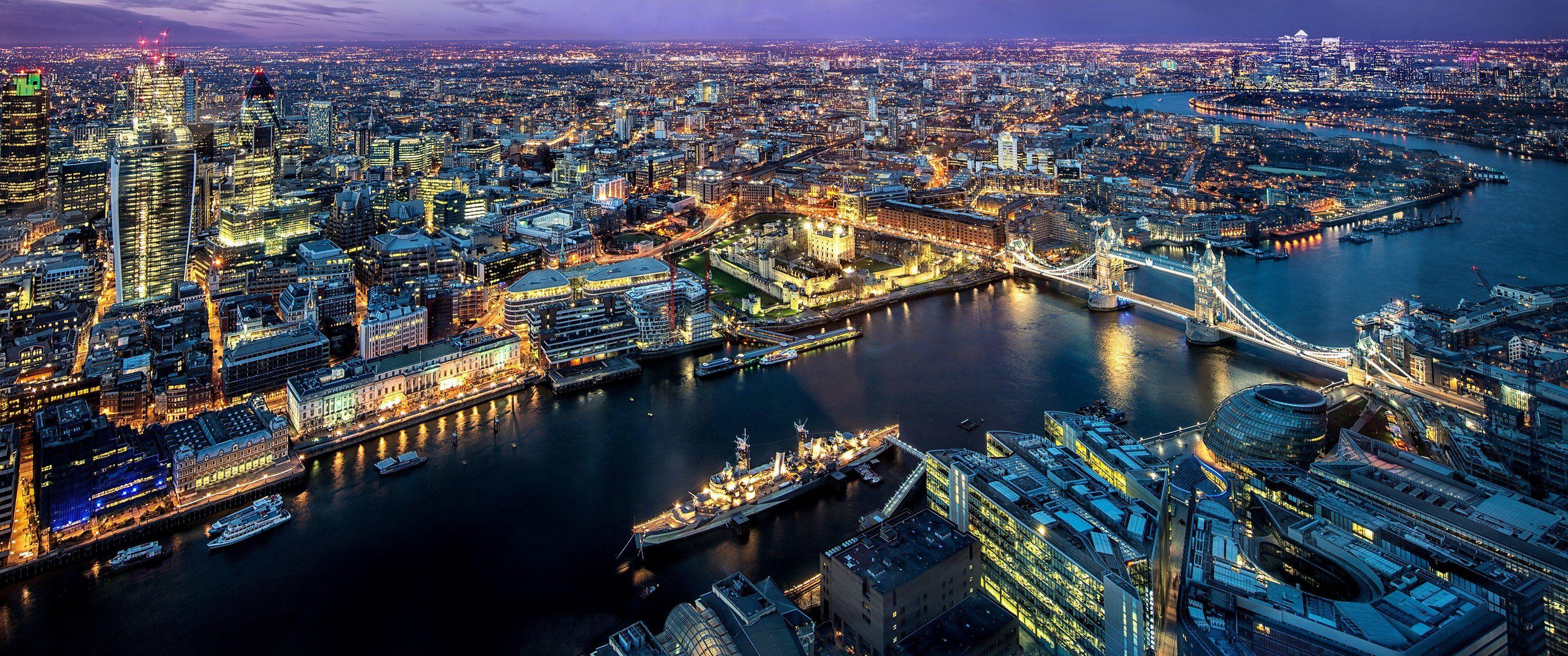 3440x1440 london england wallpaper and background
