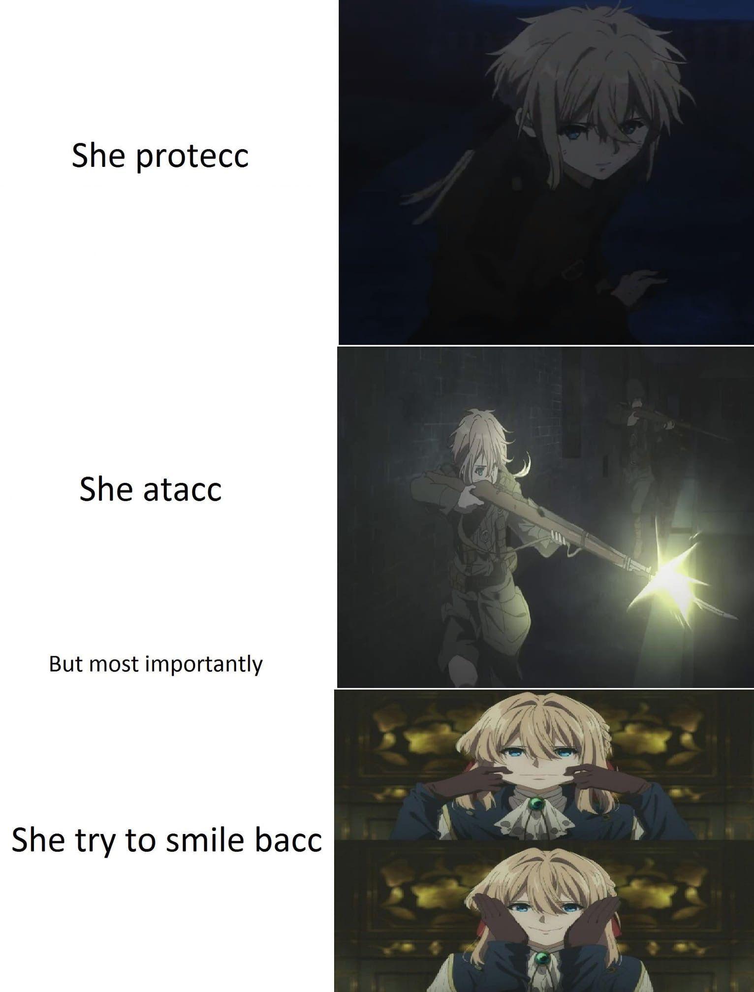 If this cute wholesome anime was a bit dark OC meme btw   rAnimemes