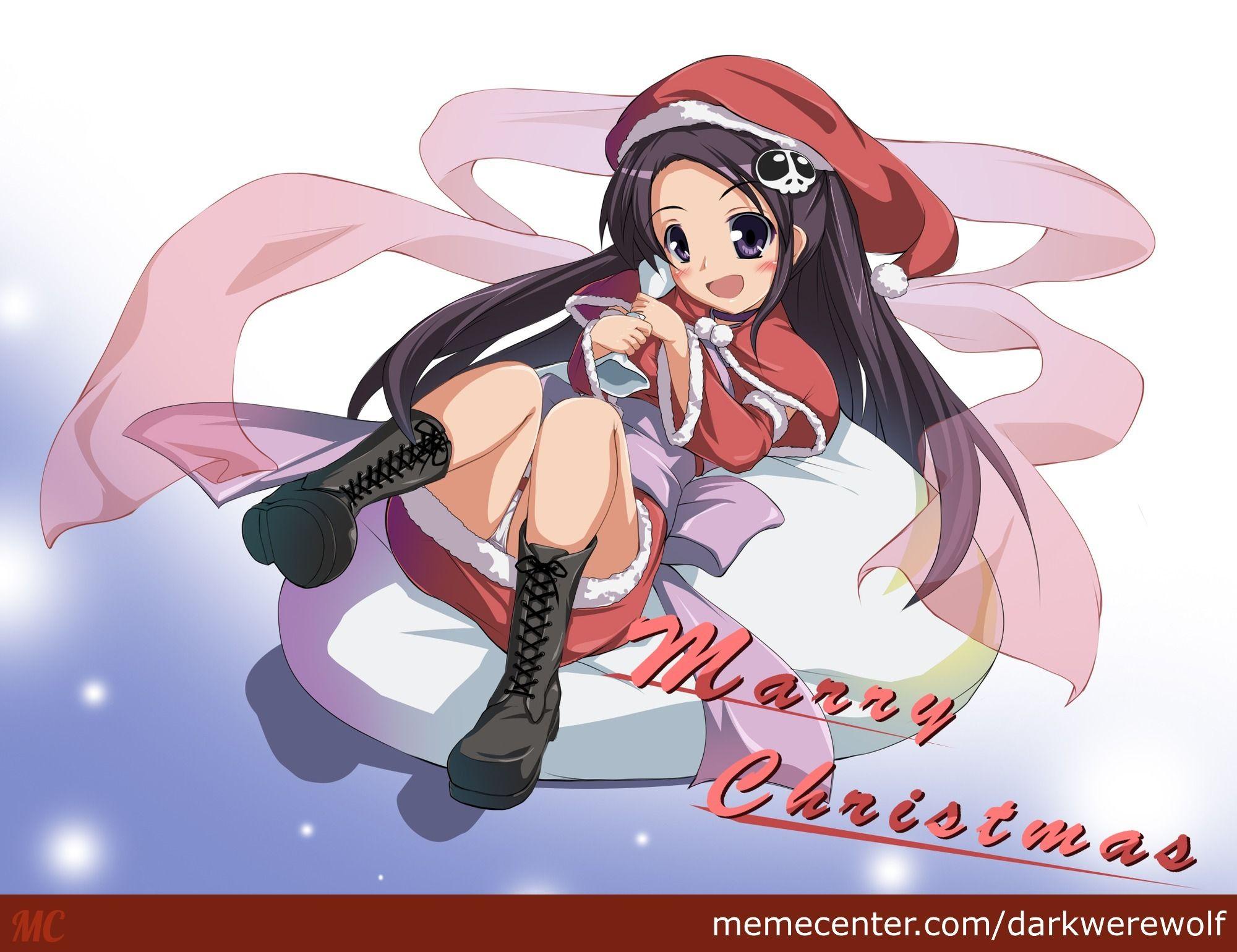 2000x1540 Christmas Anime Wallpaper