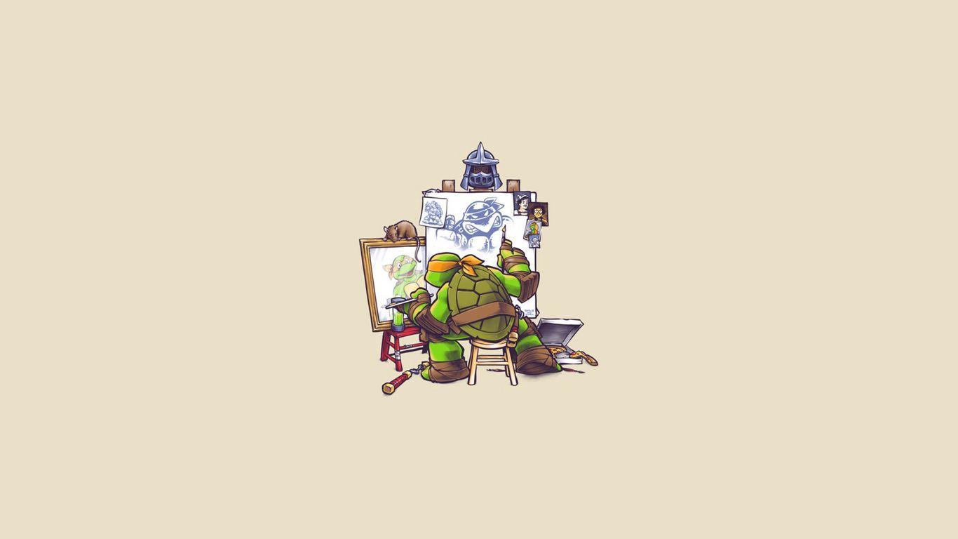 1366x768 Download wallpaper 1366x768 teenage mutant ninja turtles