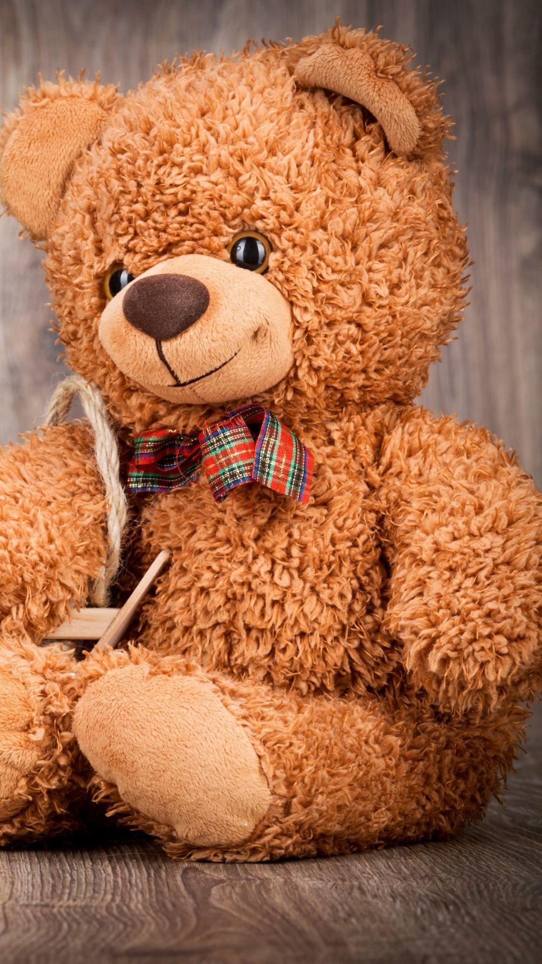 1080x1920 Cute Teddy Bear Wallpaper