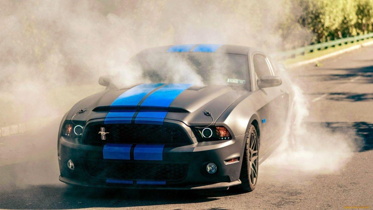 1244x700 Ford Ford Mustang burnout muscle car Shelby GT500 Shelby GT 500 GT