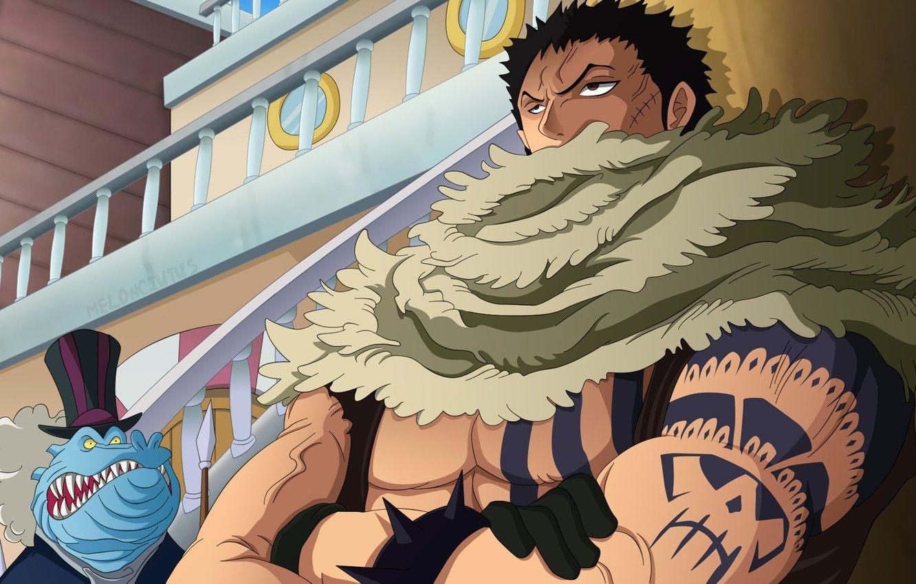 1332x850 Wallpaper game, One Piece, pirate, hat, anime, tatoo, asian, manga, japanese, oriental, asiatic, strong, akuma from mi, top hat, by melonciutus, Charlotte Katakuri image for desktop, section сёнэн