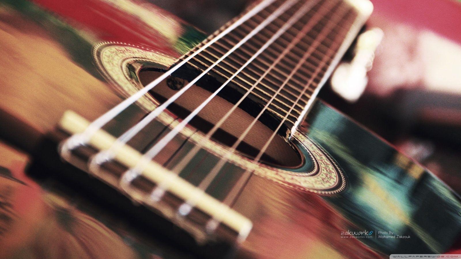 1600x900 Acoustic Guitar Ultra HD Desktop Background Wallpaper for 4K UHD