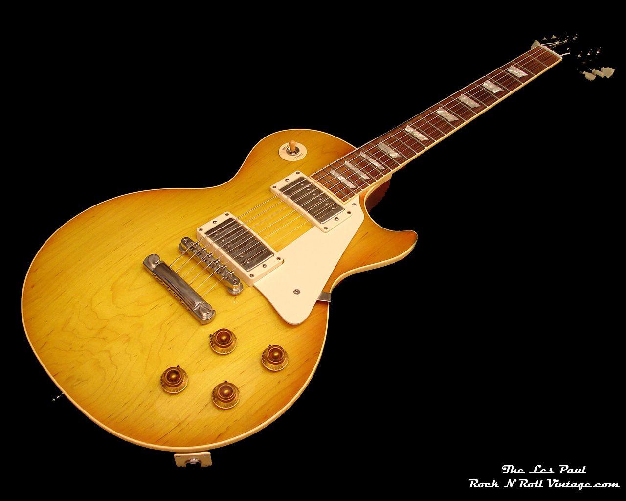 1280x1024 New HD wallon: Wallpaper Gibson Les Paul Guitar