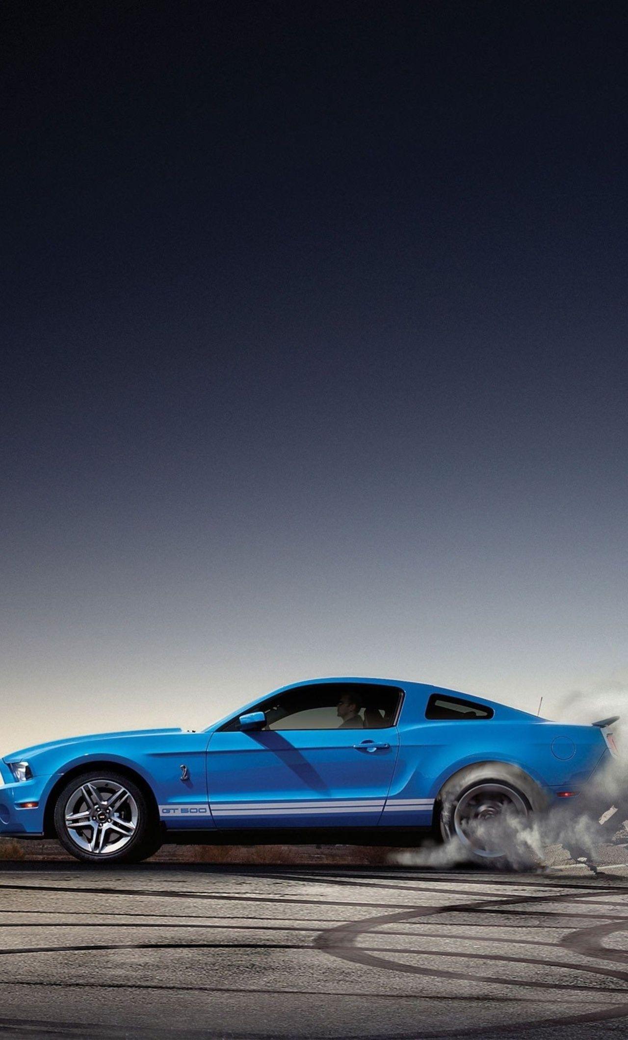 Ford Mustang Shelby бернаут