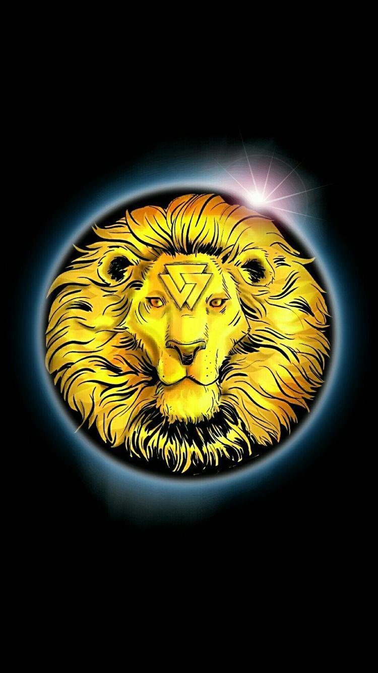 750x1333 Download Media Gamma Phi Lion Logo Wallpaper
