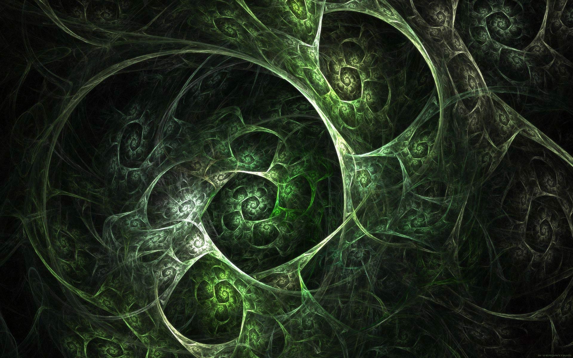1920x1200 Black Green