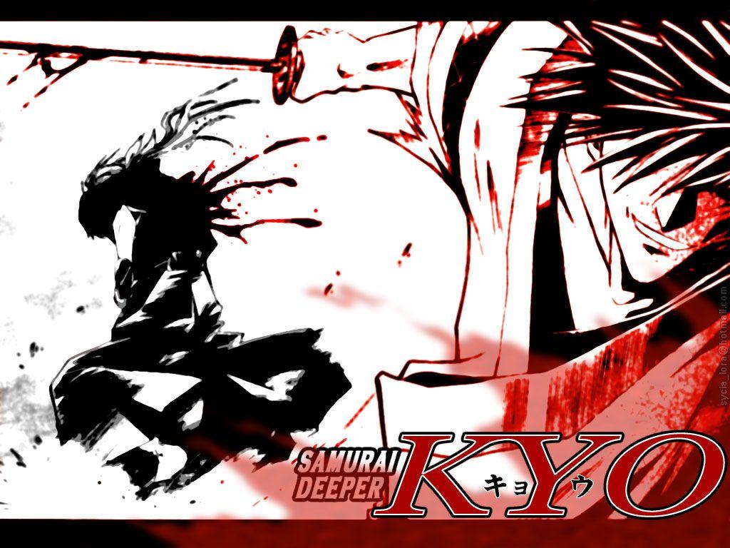 1024x768 Manga Samurai Deeper Kyo of Geeks