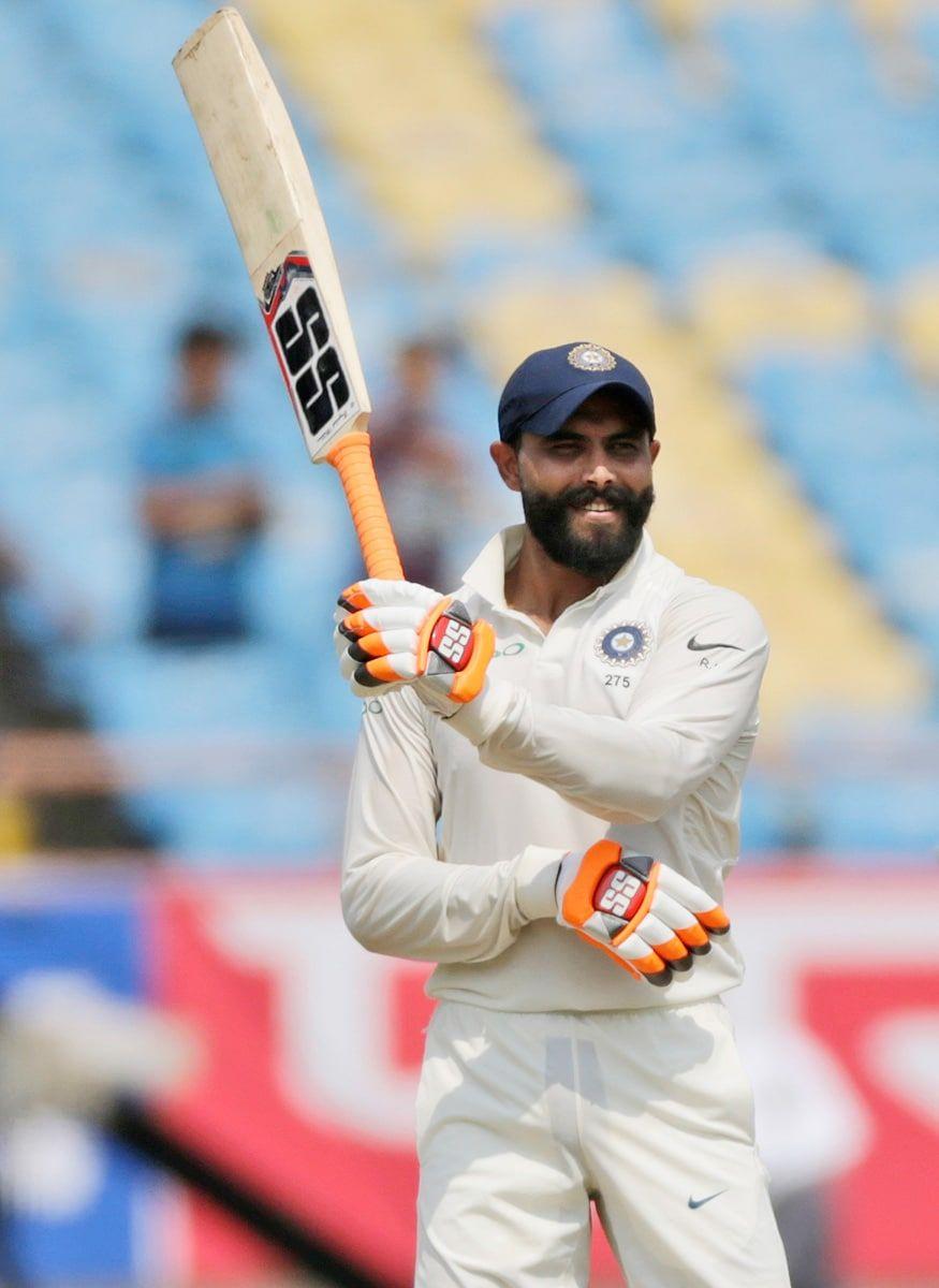875x1200 PICS: Ravindra Jadeja Celebrates His Maiden Century in Style