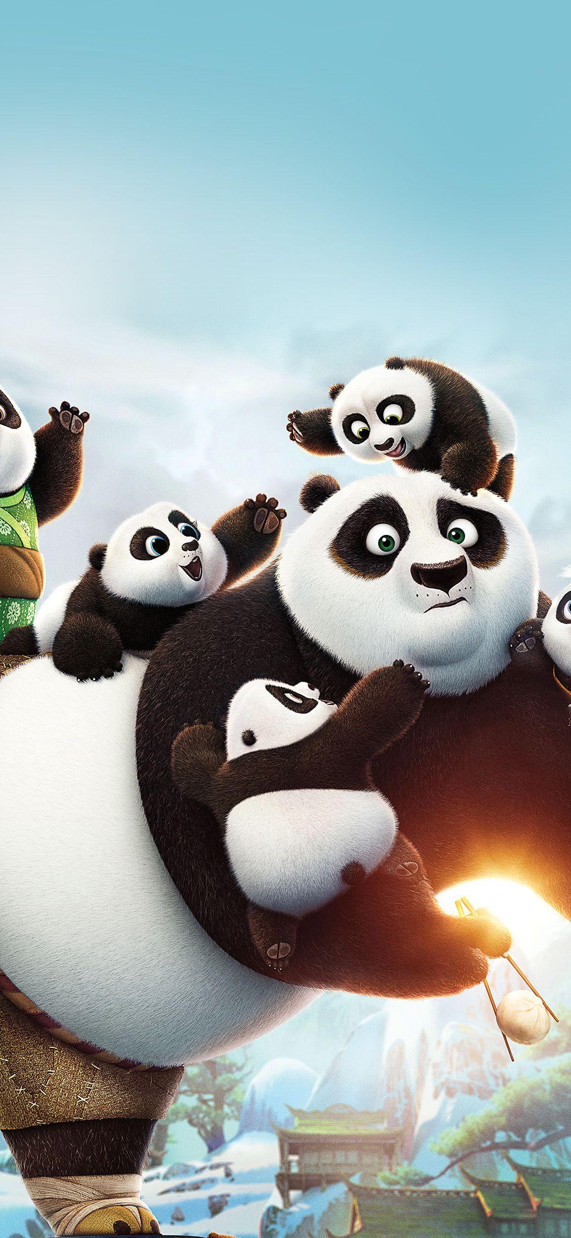 1125x2436 Kungfu Panda Anime Picture Art Illustration Wallpaper