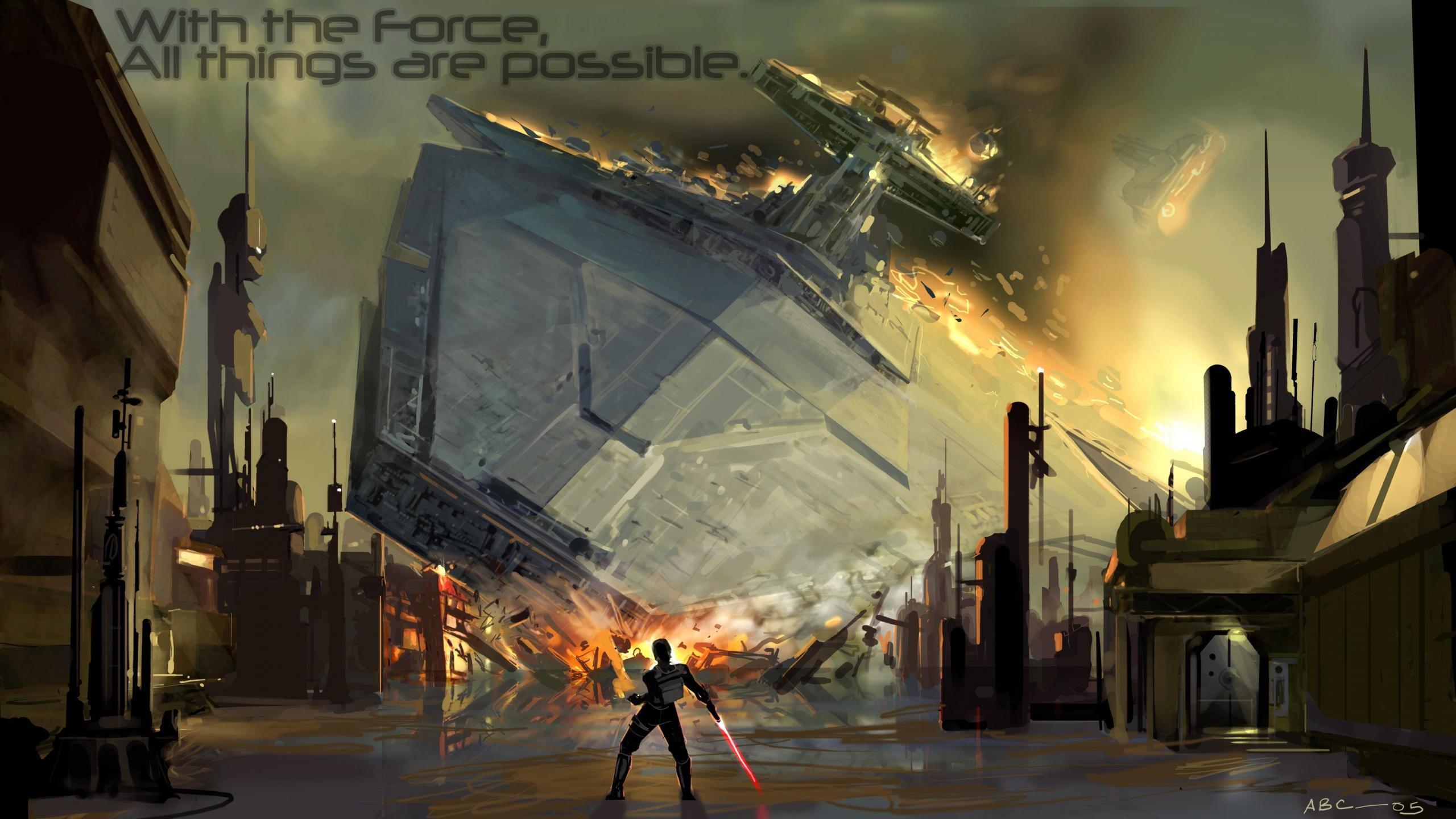 2560x1440 Star Wars: The Force Unleashed wallpaper 2560x1440 desktop