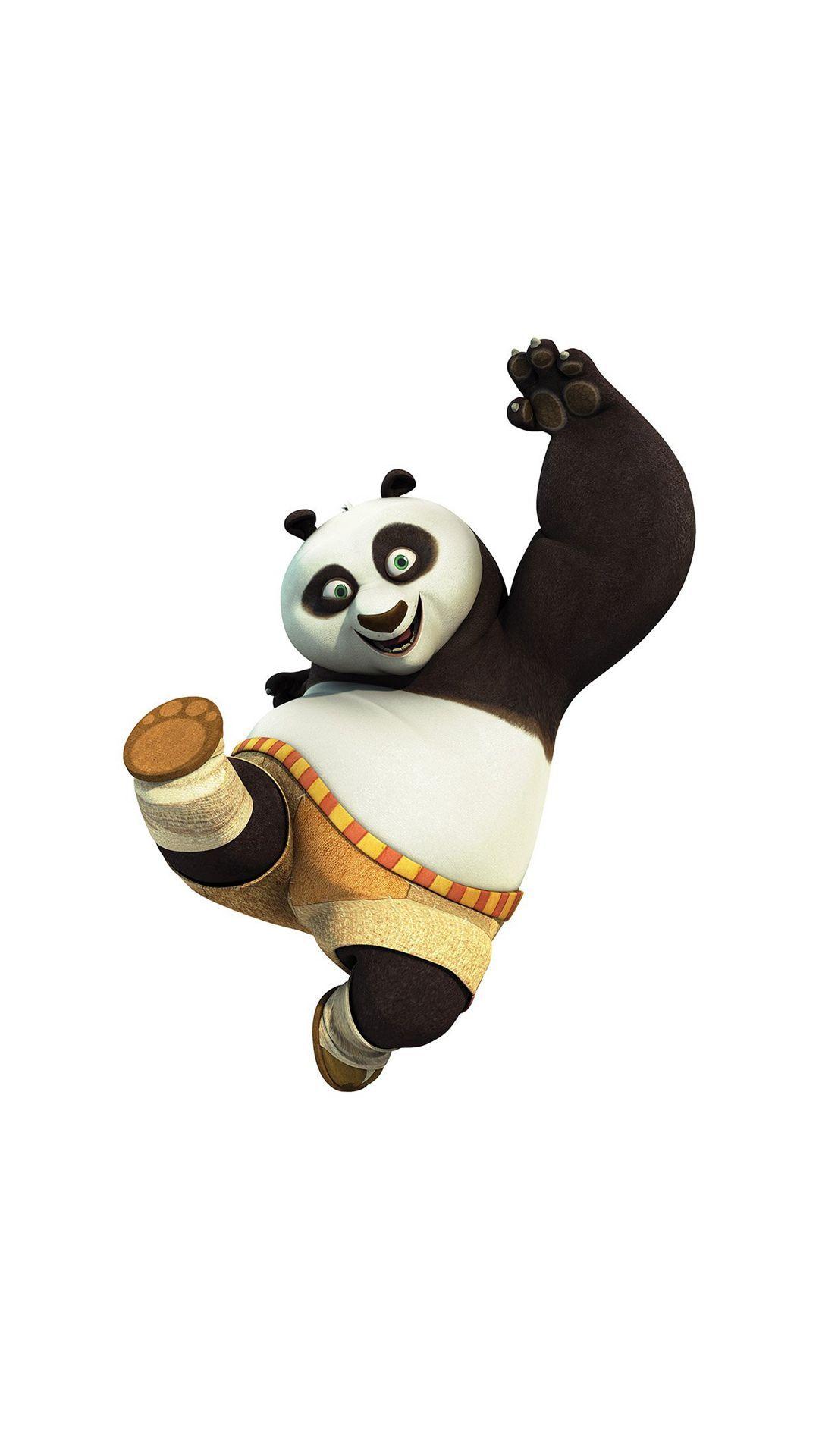 1080x1920 Kungfu Panda Animal Dreamworks Kick Cute Anime iPhone 8 Wallpaper