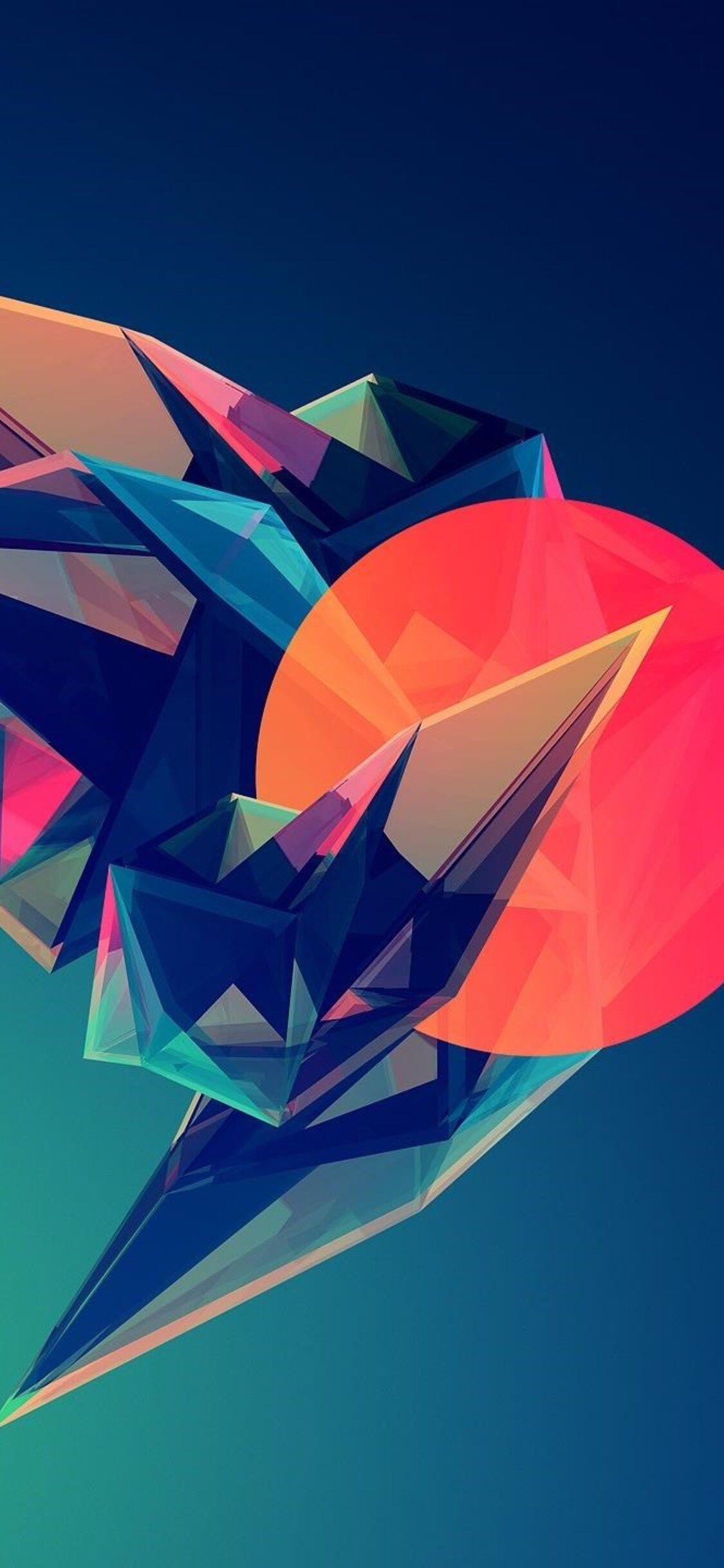 1125x2436 Abstract Shapes iPhone XS, iPhone iPhone X HD 4k