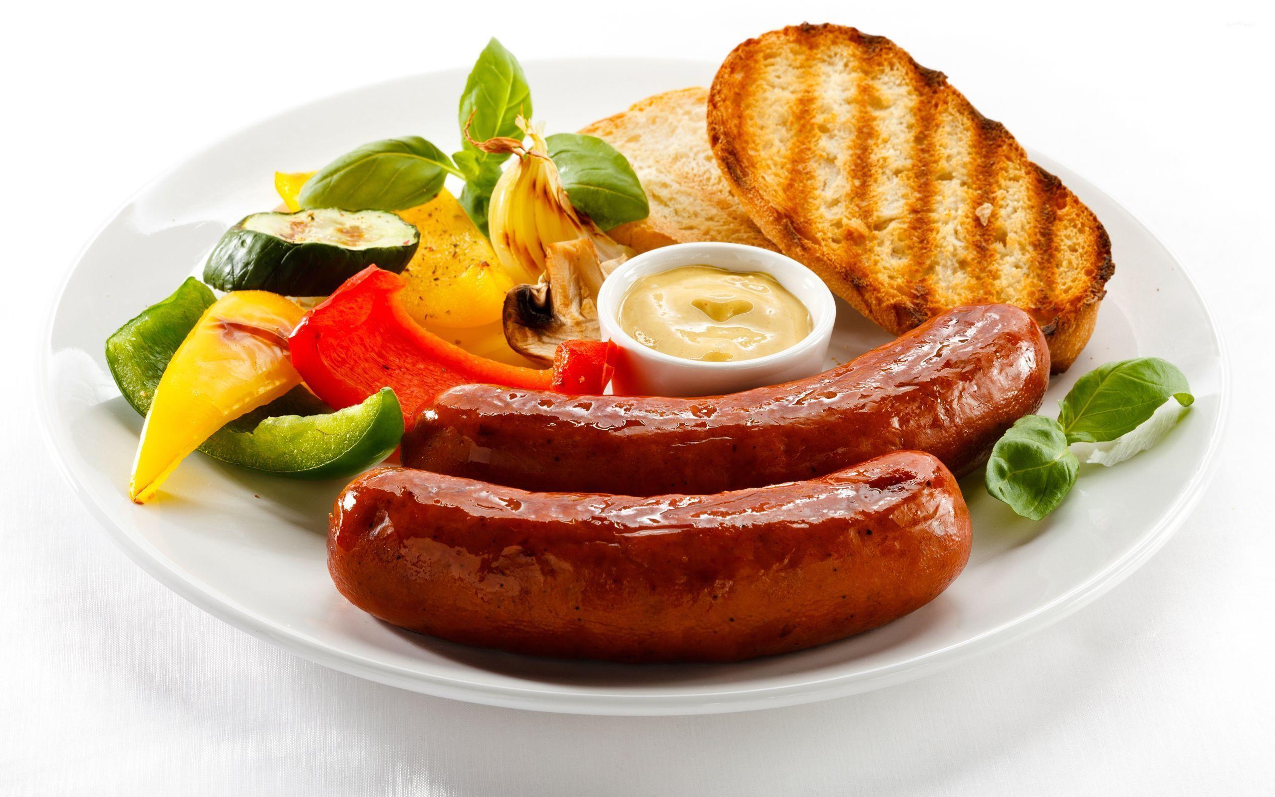 2560x1600 Sausage breakfast wallpaper wallpaper