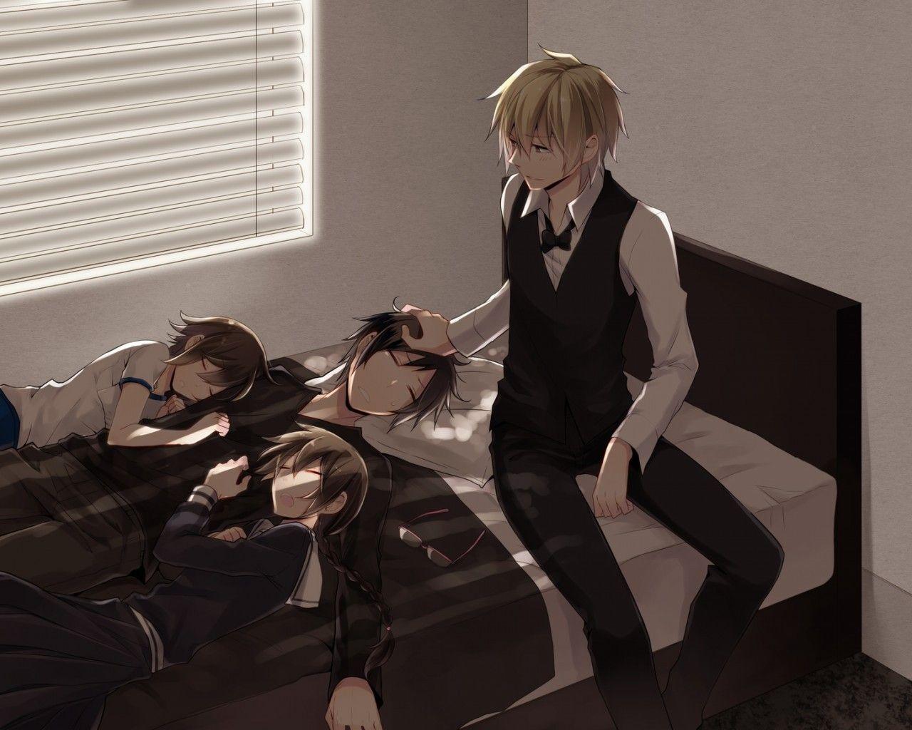 1280x1024 Download 1280x1024 Durarara, Izaya Orihara, Heiwajima Shizuo