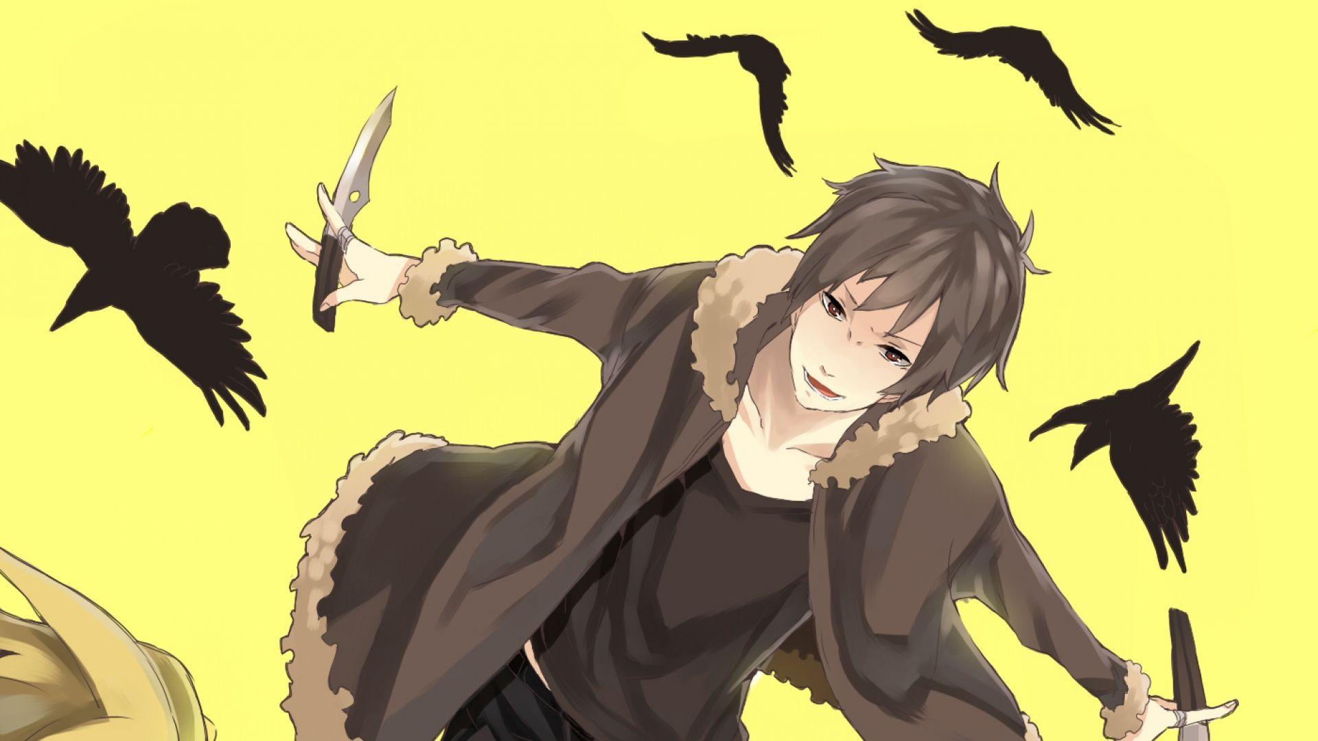 1920x1080 Download Wallpaper 1920x1080 durarara, orihara izaya, heiwajima