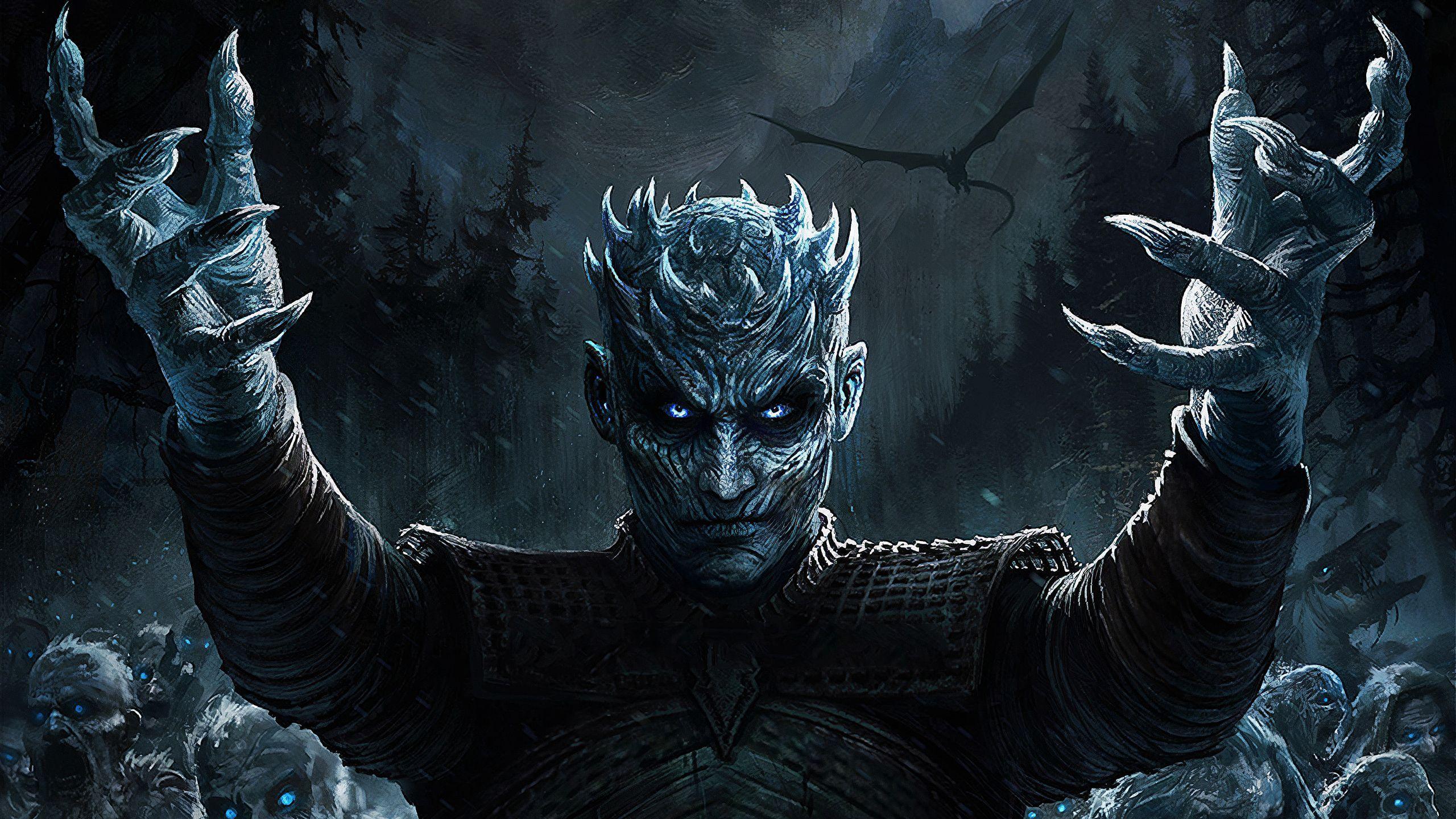 2560x1441 Night King Game Of Thrones Season 8 Art, HD Tv Shows, 4k