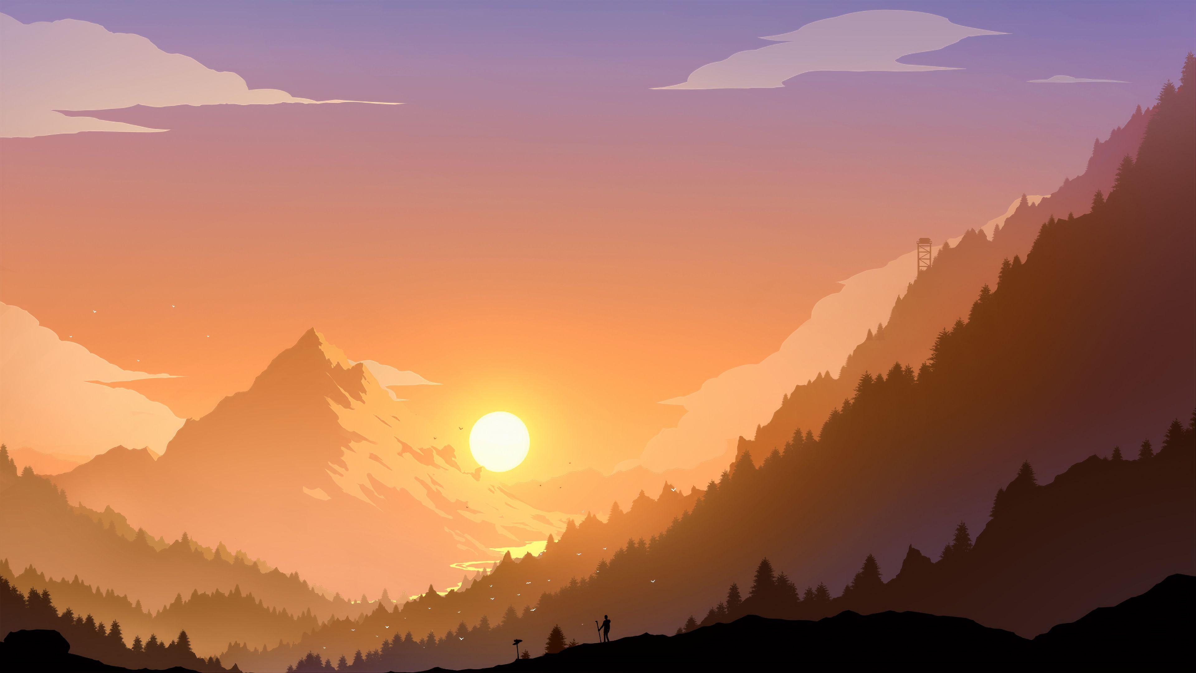 3840x2160 Landscape Scenery Minimal 4k Macbook Pro Retina HD 4k