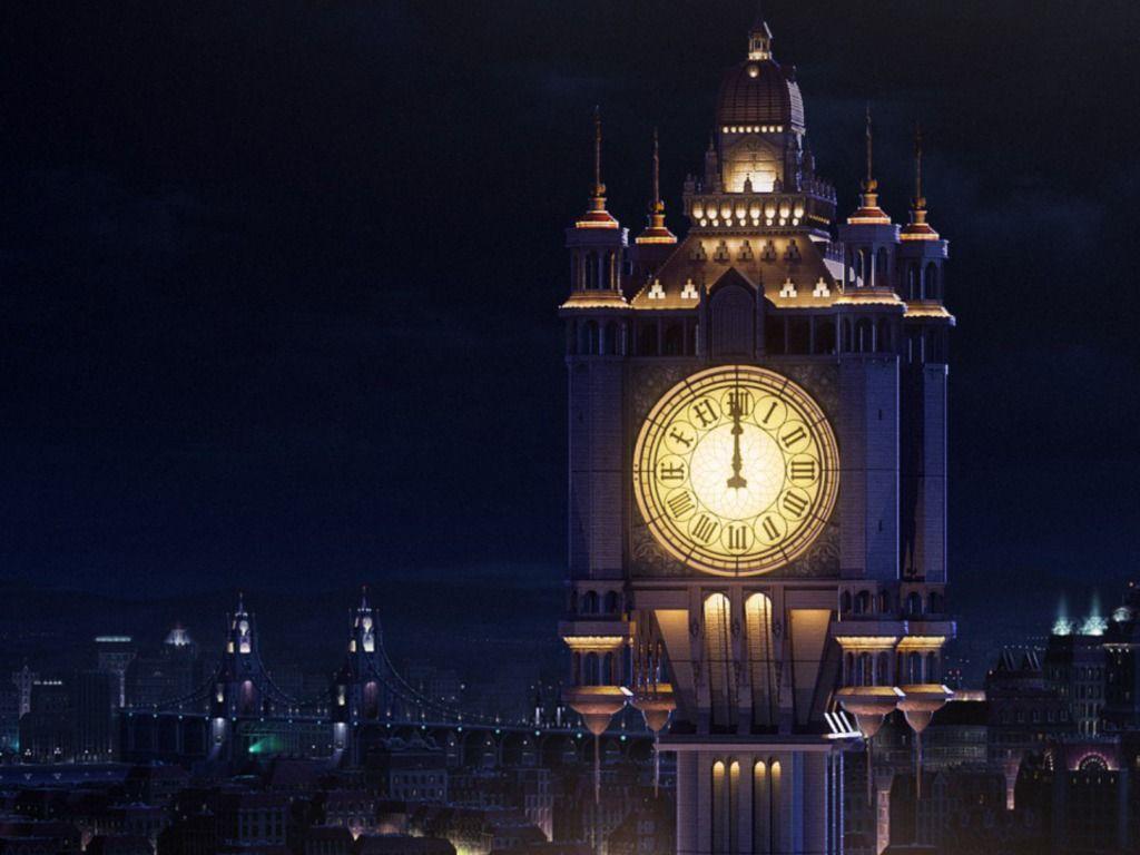 Download Towering Clock Tower Makkah Hd 4k Wallpaper | Wallpapers.com
